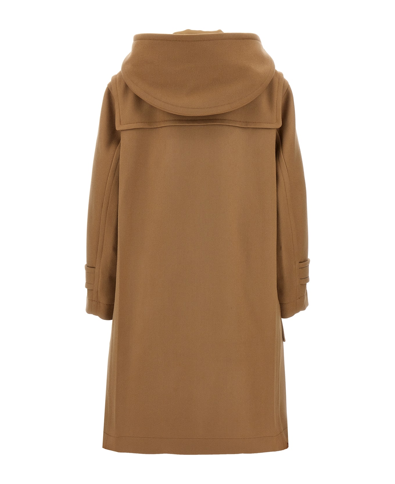 Victoria Beckham 'oversized Duffle' Coat - Beige