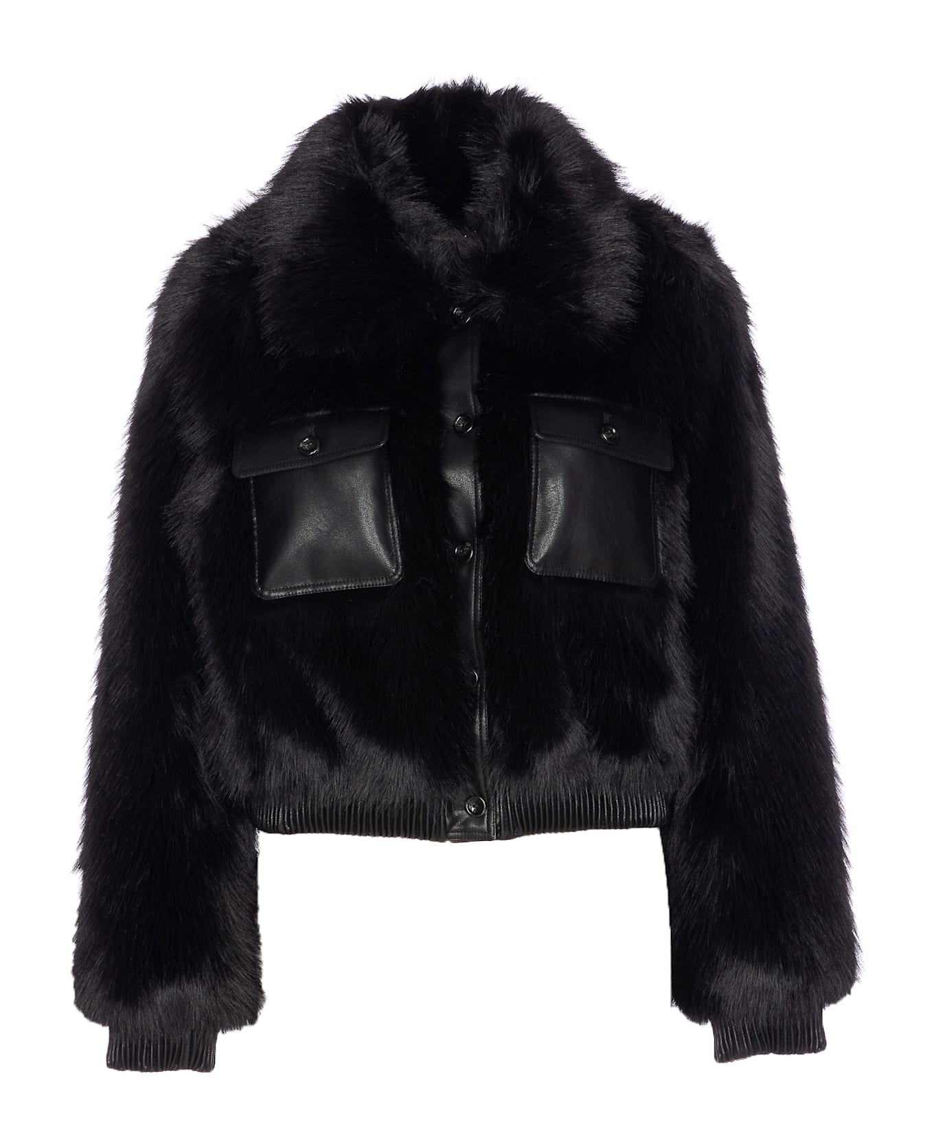 Liu-Jo Faux Fur Jacket - Black