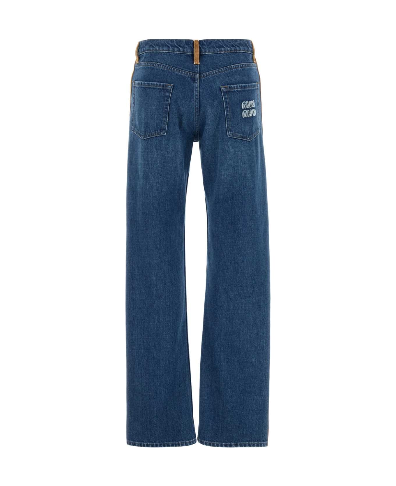 Miu Miu Denim Jeans - AZZURRO