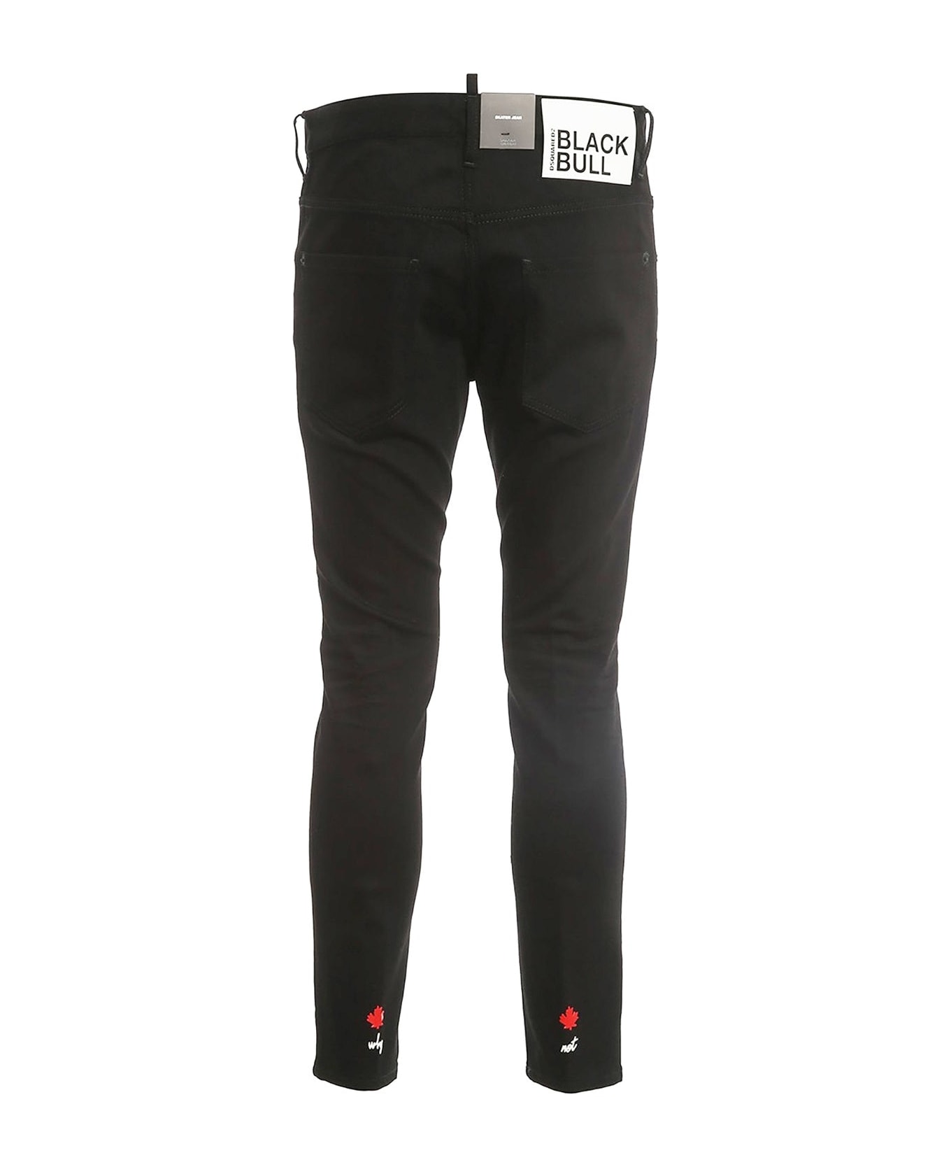 Dsquared2 Black Bull Skater Jeans - Black