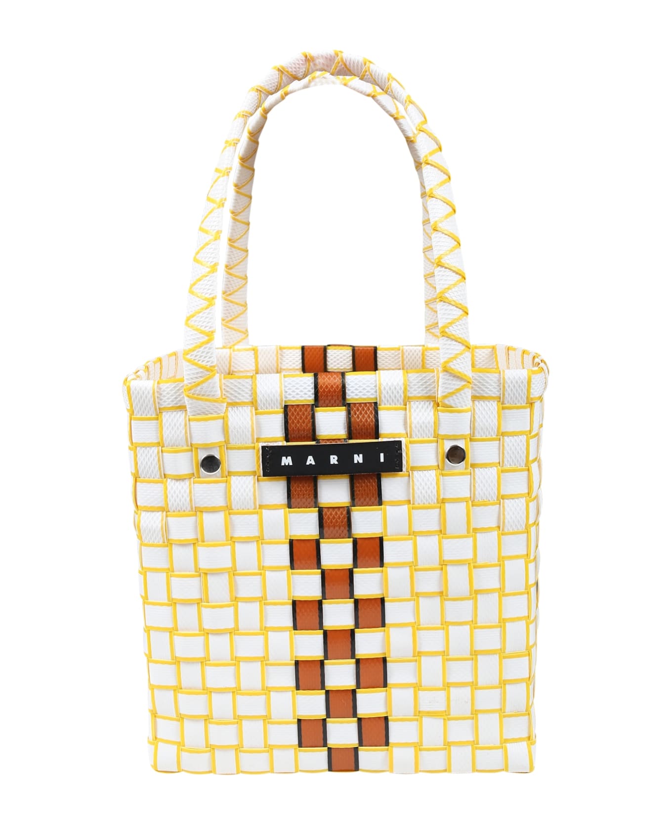 Marni White Bag For Girl With Logo - Ivory アクセサリー＆ギフト