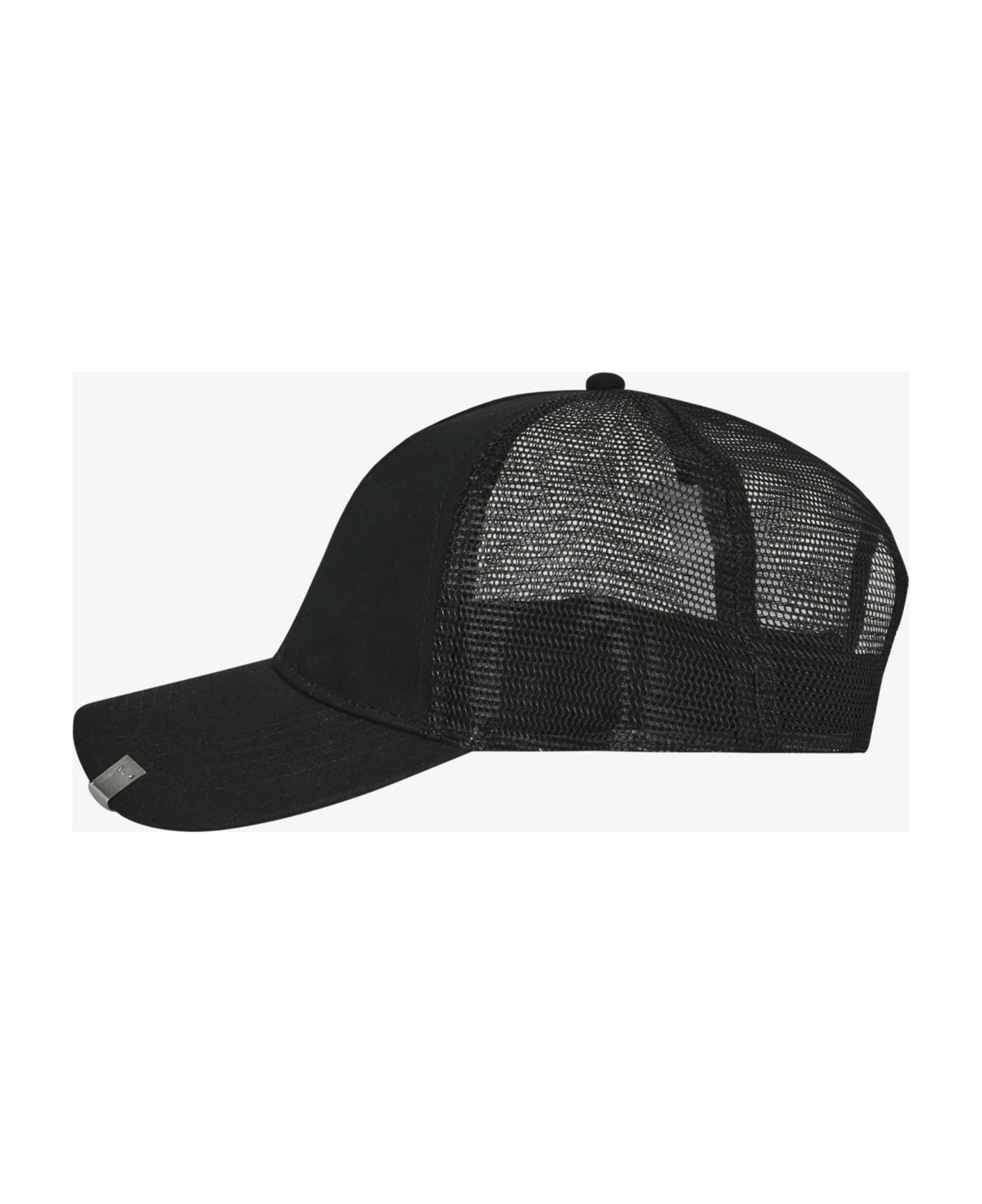 1017 ALYX 9SM Lightercap Trucker Cap Black baseball cap with mesh at back - Lightercap Trucker Cap - Nero 帽子