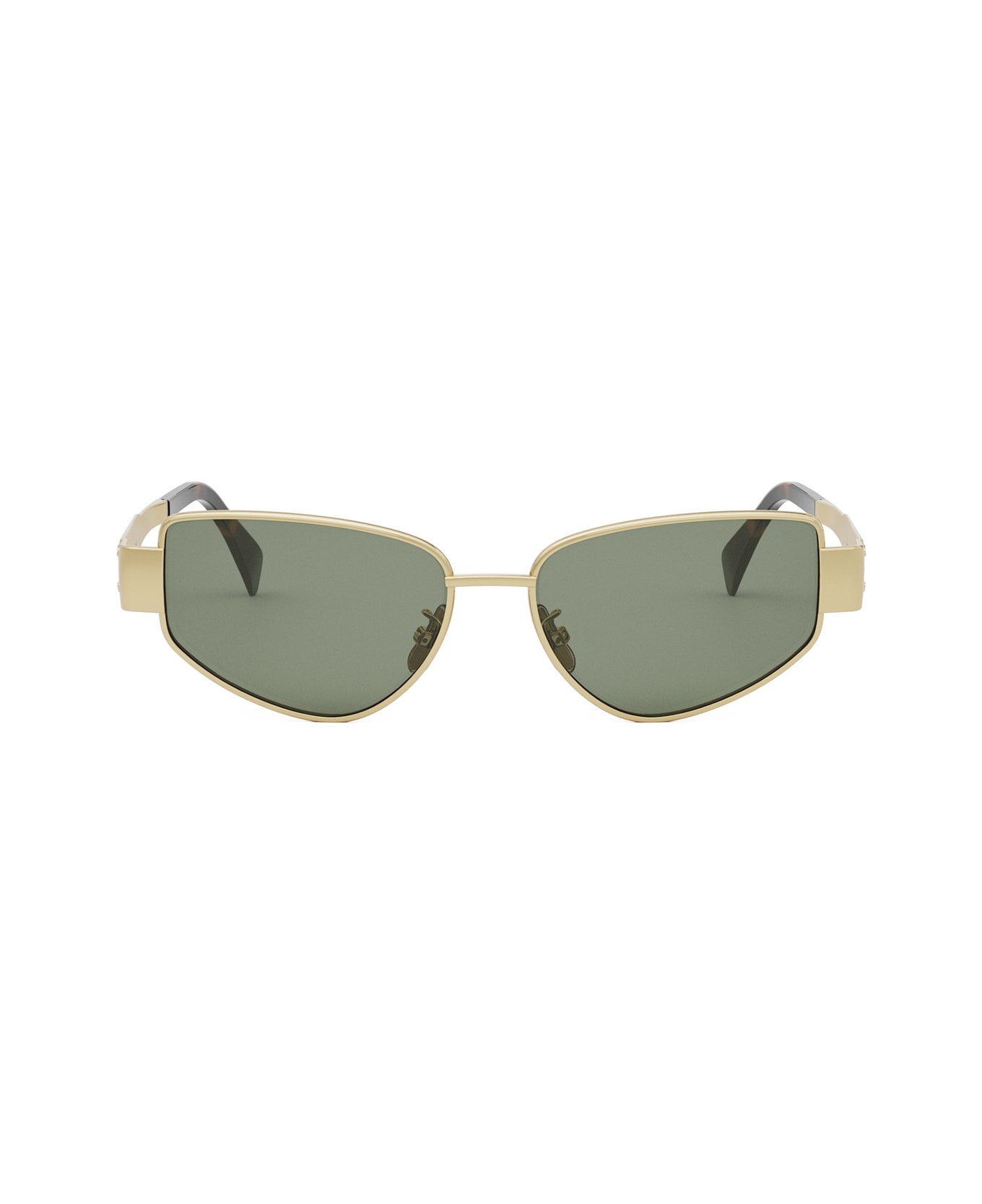 Celine Cl40293u Triomphe 30n Gold Sunglasses - Oro