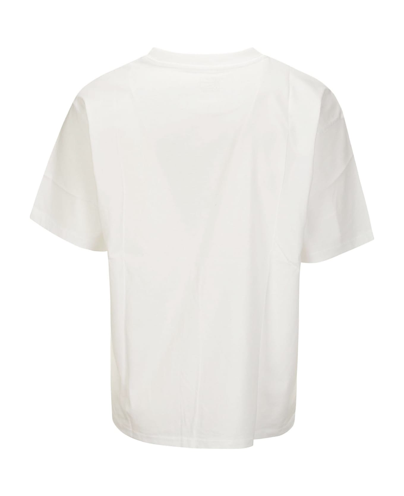 PACCBET Men Big Logo Tee Shirt Knit - WHITE