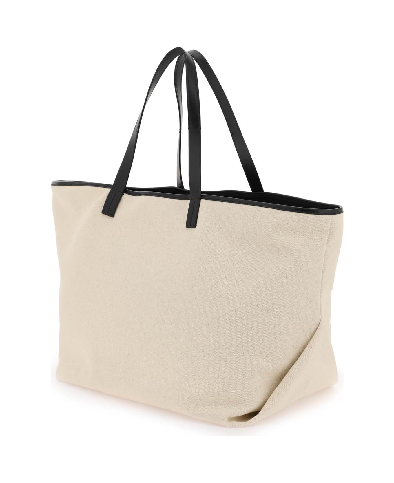 Palm Angels Canvas Tote Bag - Off White