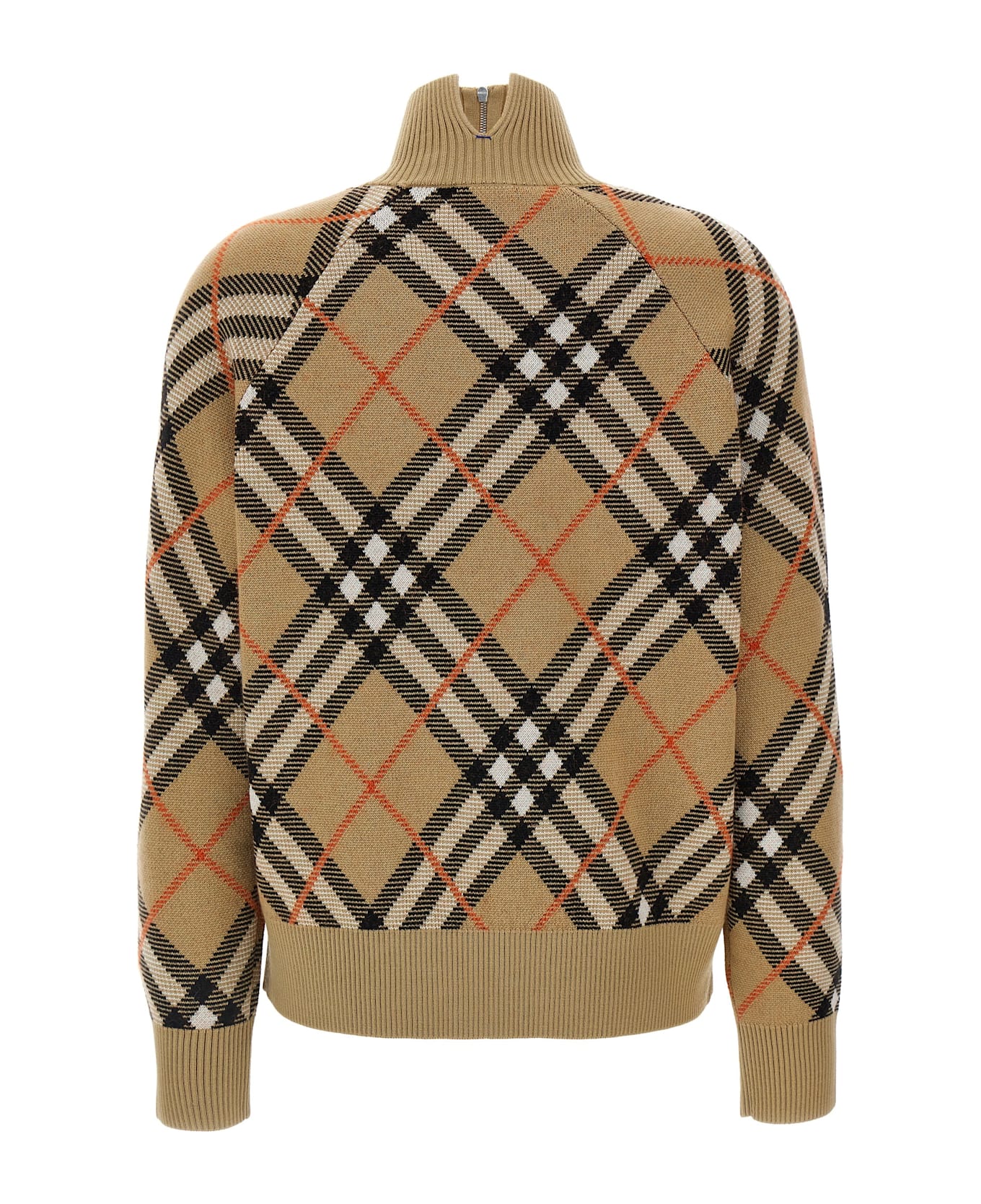 Burberry Check Cardigan - Multicolor