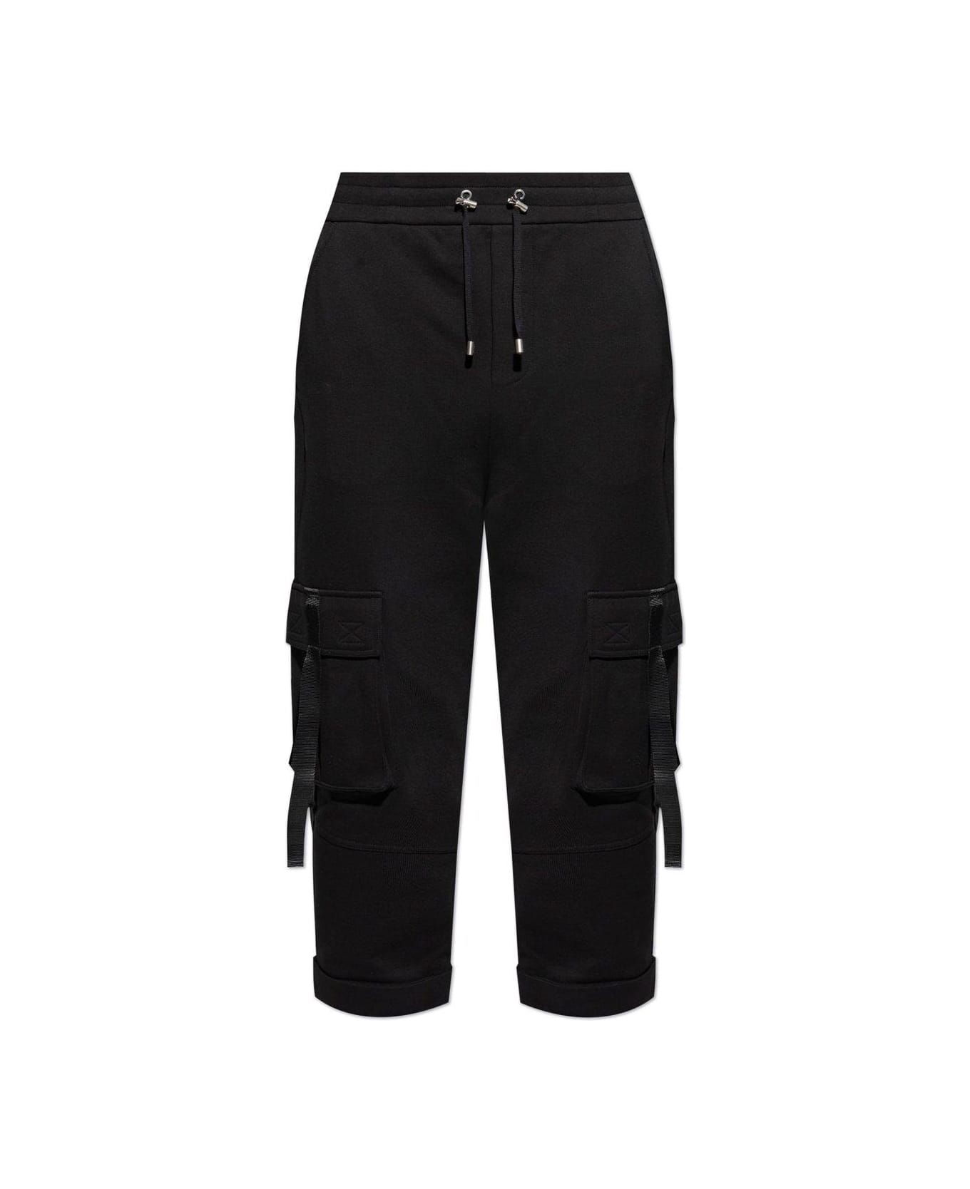 Balmain Kiss-printed Drawstring Sweatpants - Black ボトムス