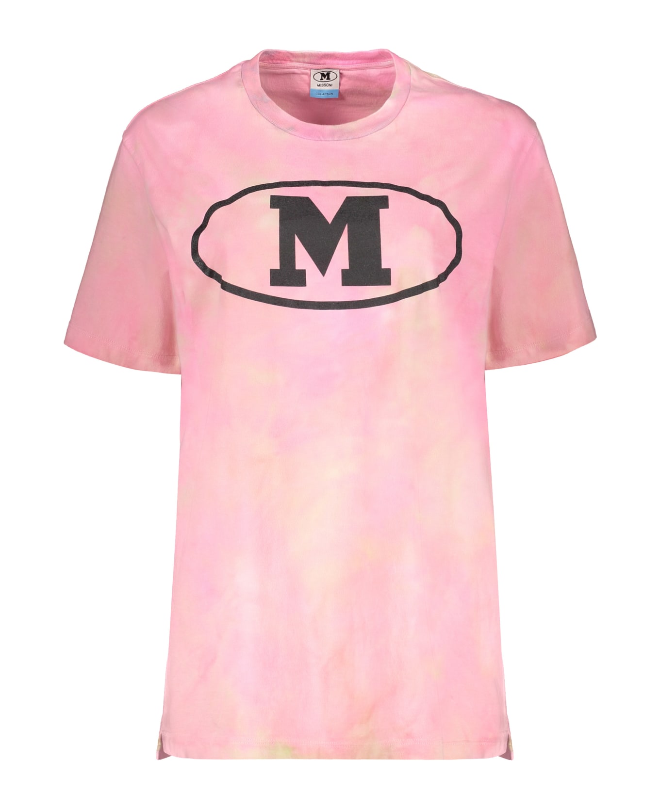 M Missoni Printed Cotton T-shirt - Pink
