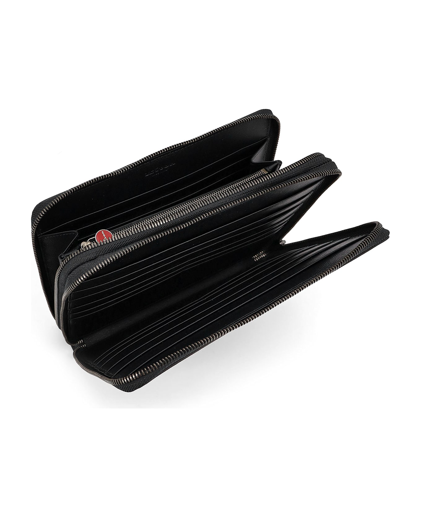 Kiton Leather Briefcase - Black