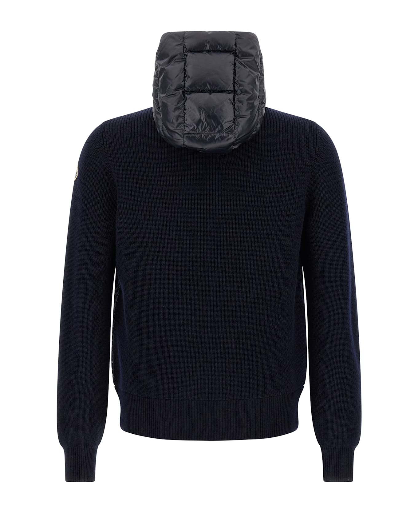 Moncler Padded Cardigan - Blue
