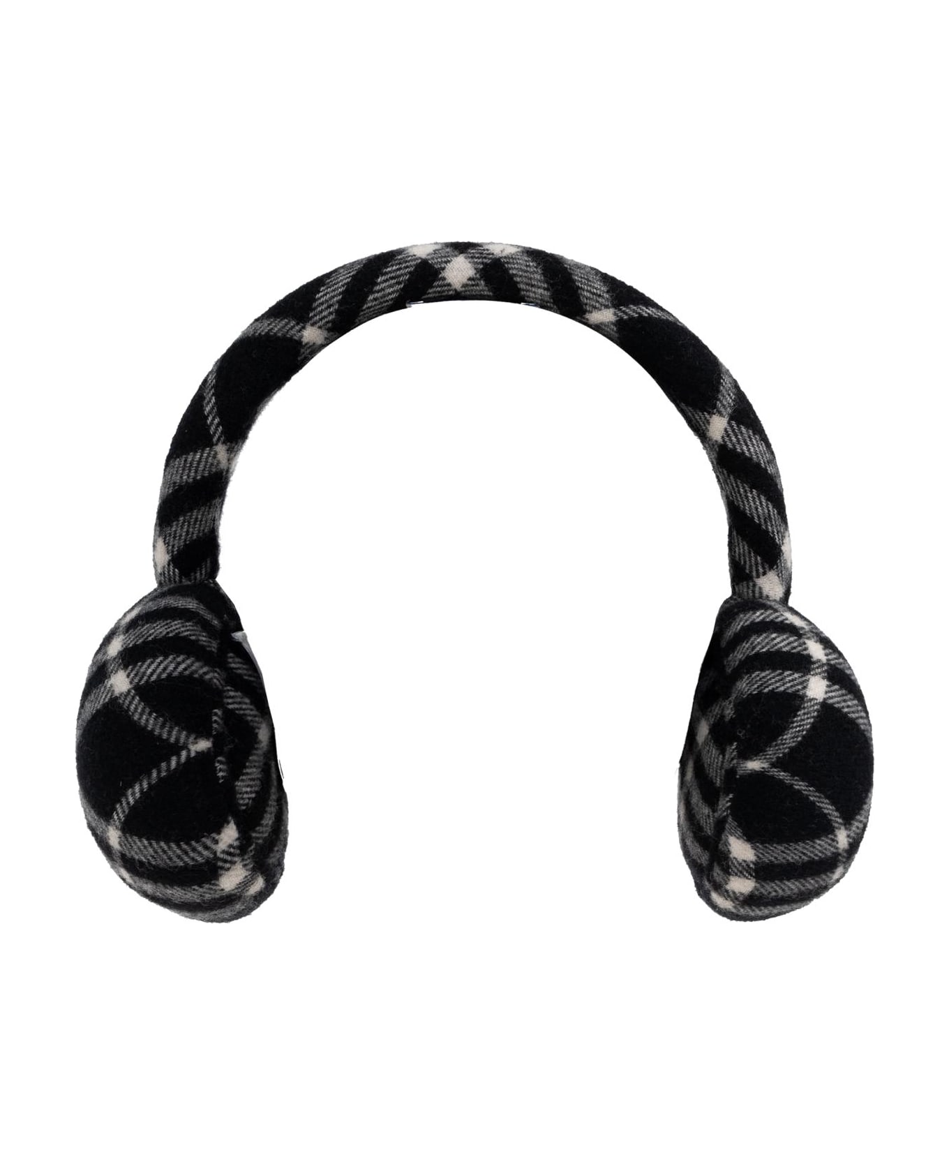 Burberry Wool Earmuffs - BLACK/CALICO IP CHK