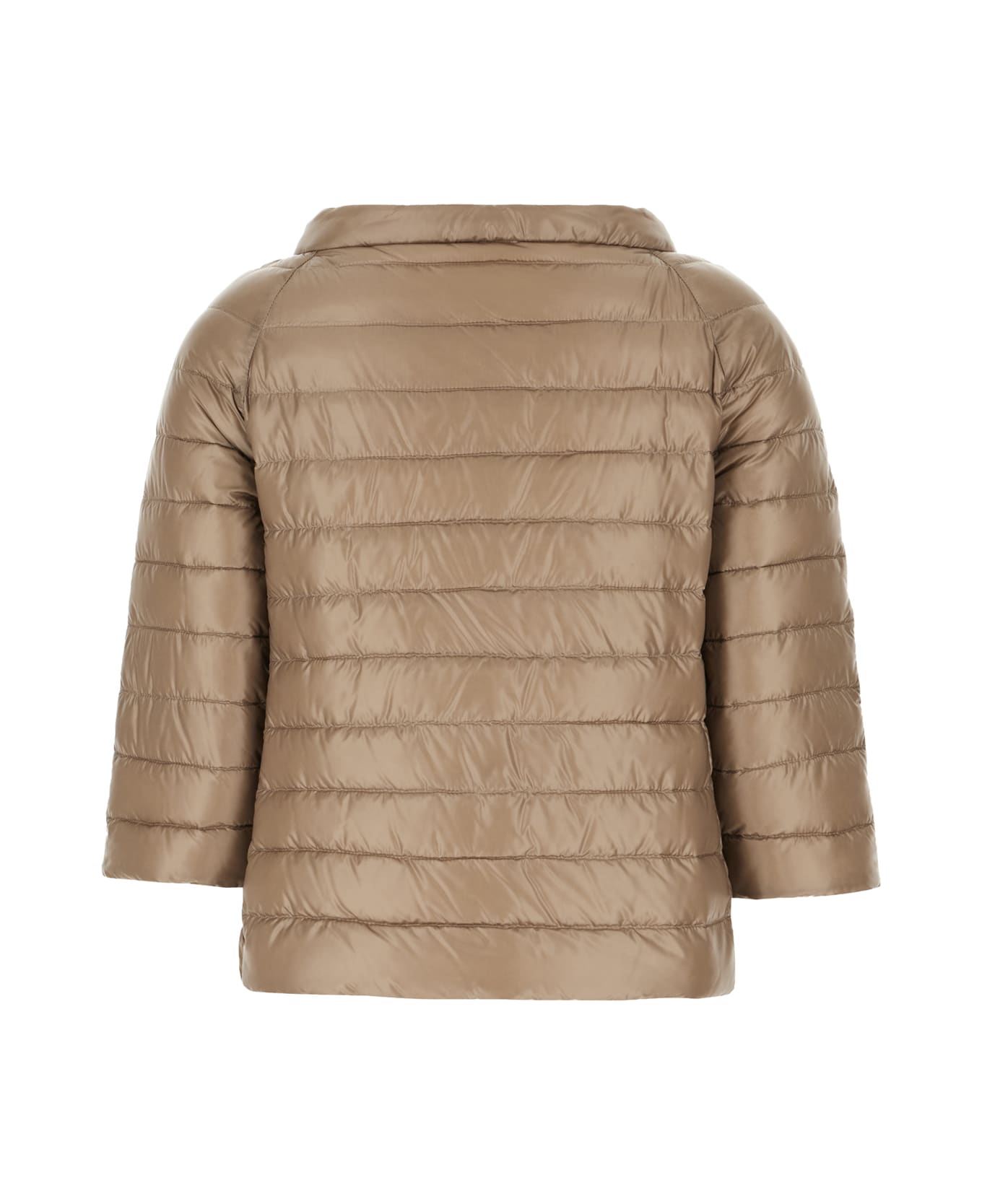 Herno Beige Nylon Down Reversible Jacket - Tortora Chantilly