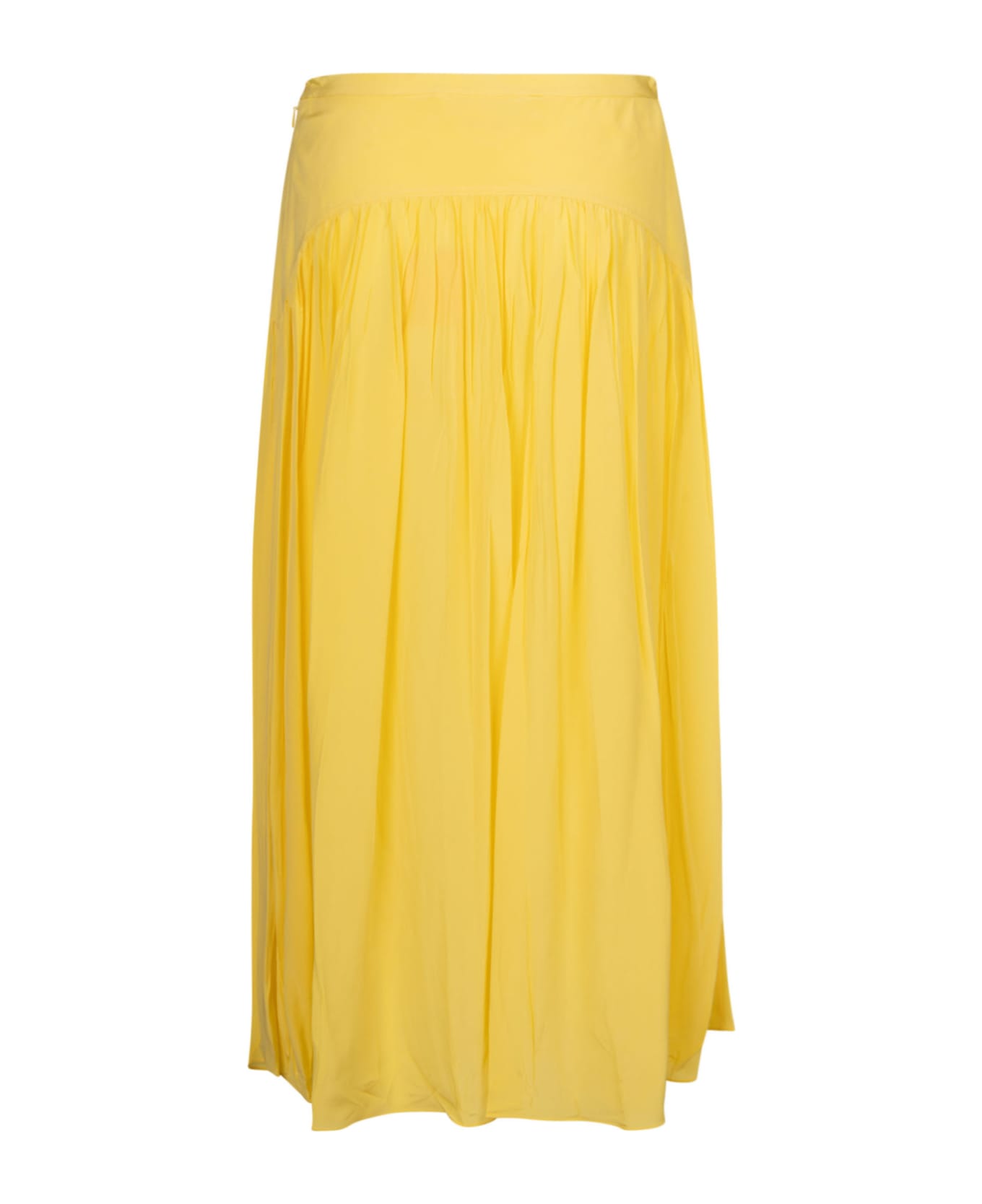Marni Pleated Skirt - Lemon 