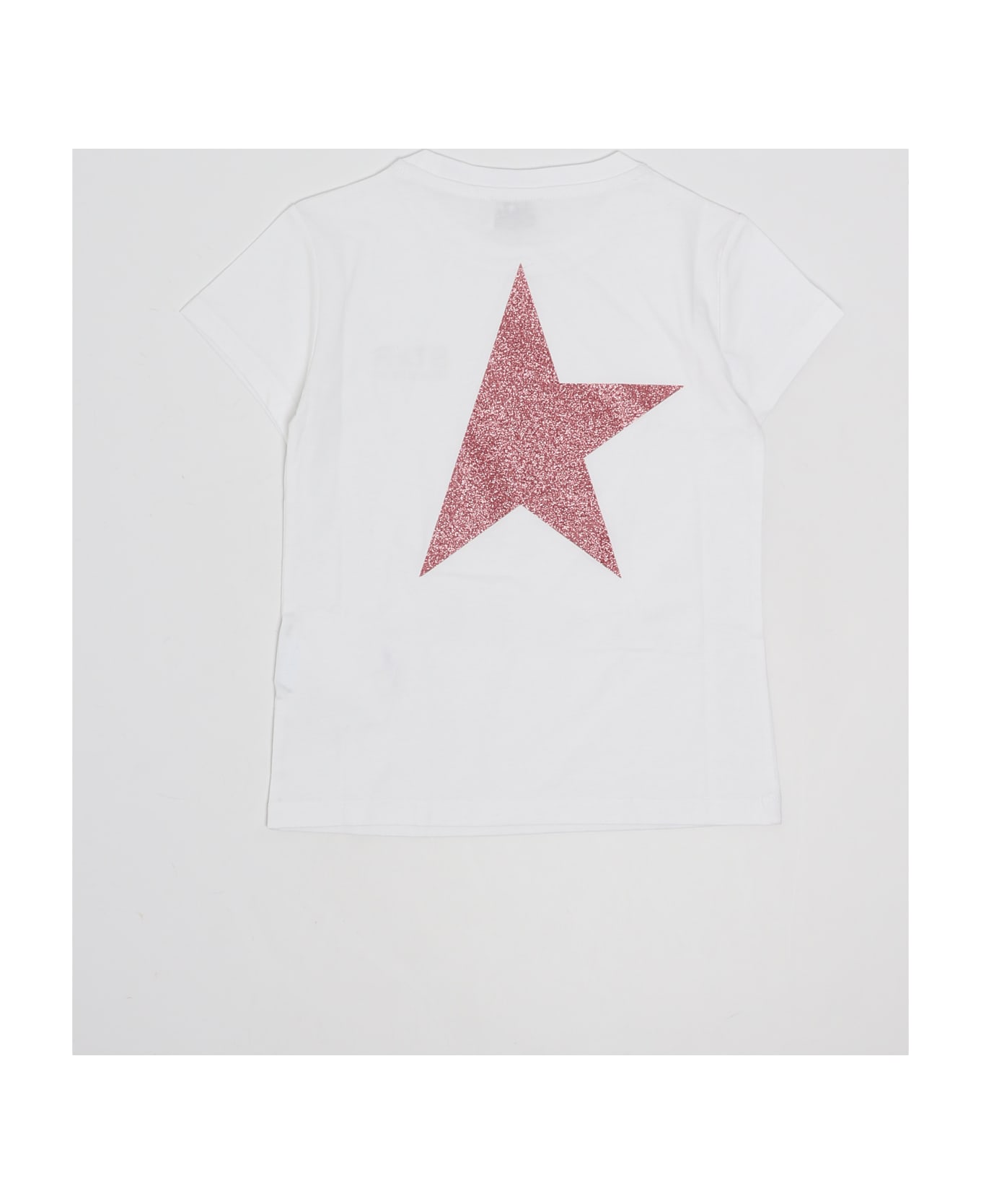 Golden Goose Big Star Printed T-shirt - BIANCO-ROSA 