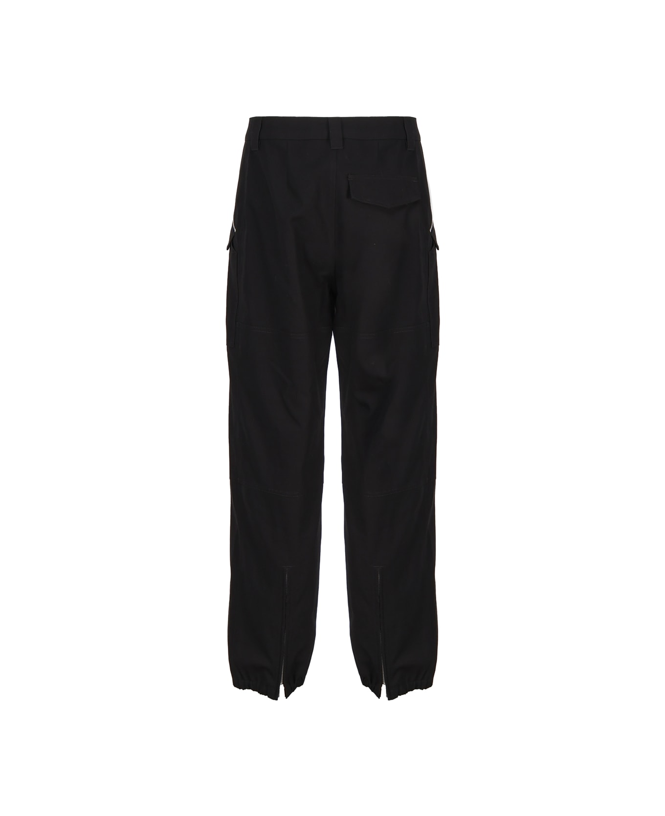 Loewe Cargo Trousers In Cotton - Black