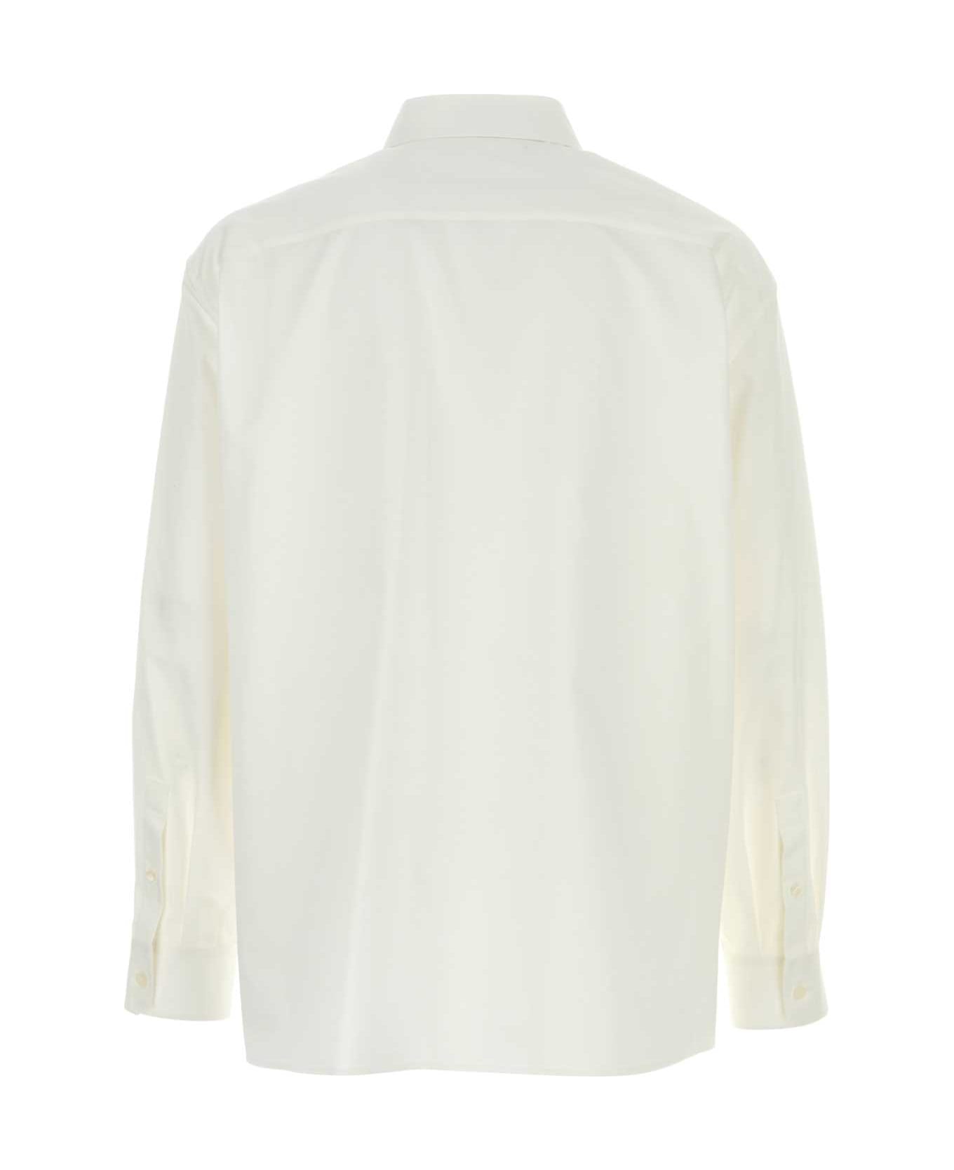 Loewe White Oxford Shirt - WHITE