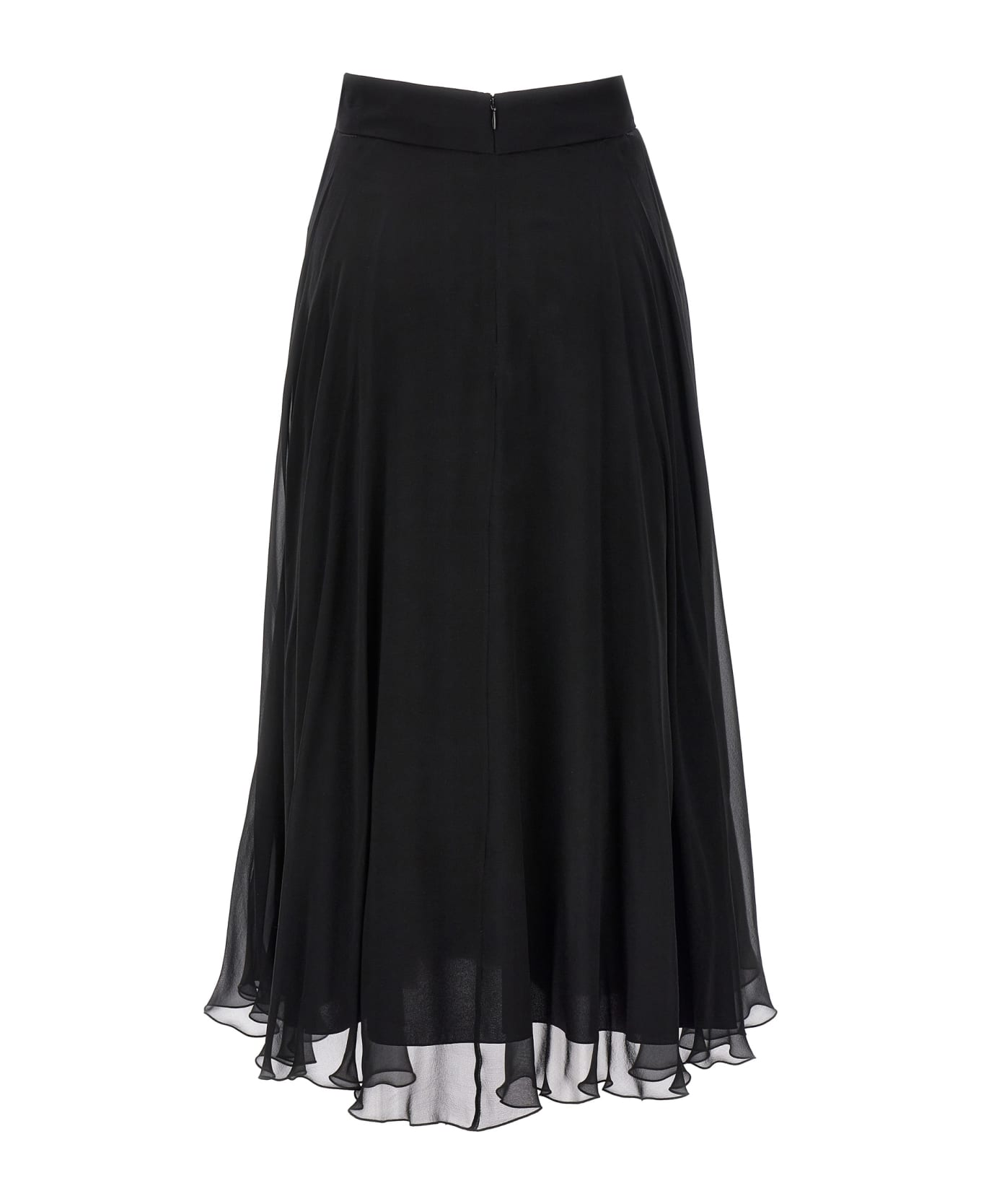 Dolce & Gabbana Chiffon Skirt - Black  