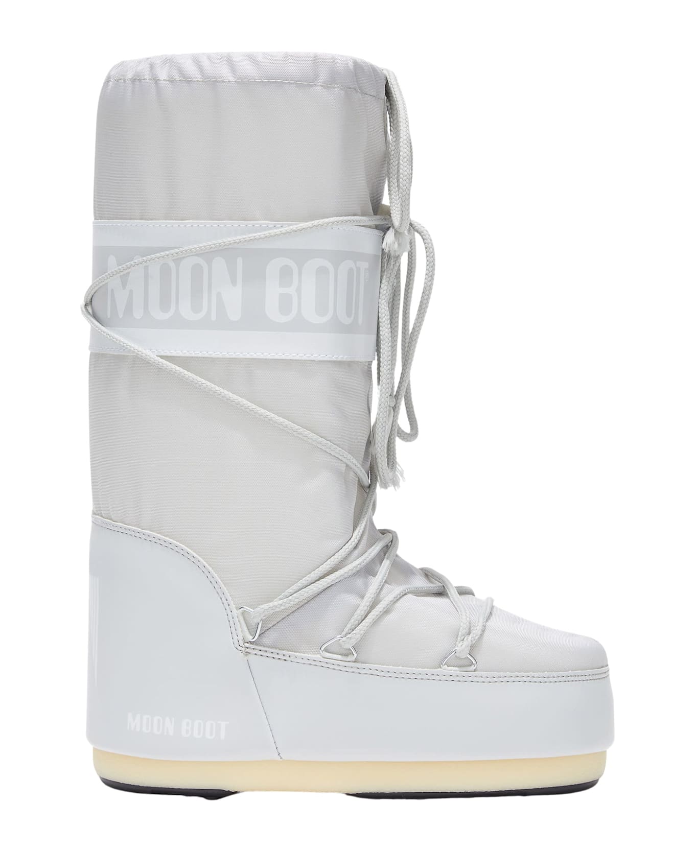 Moon Boot Boots With Logo - White