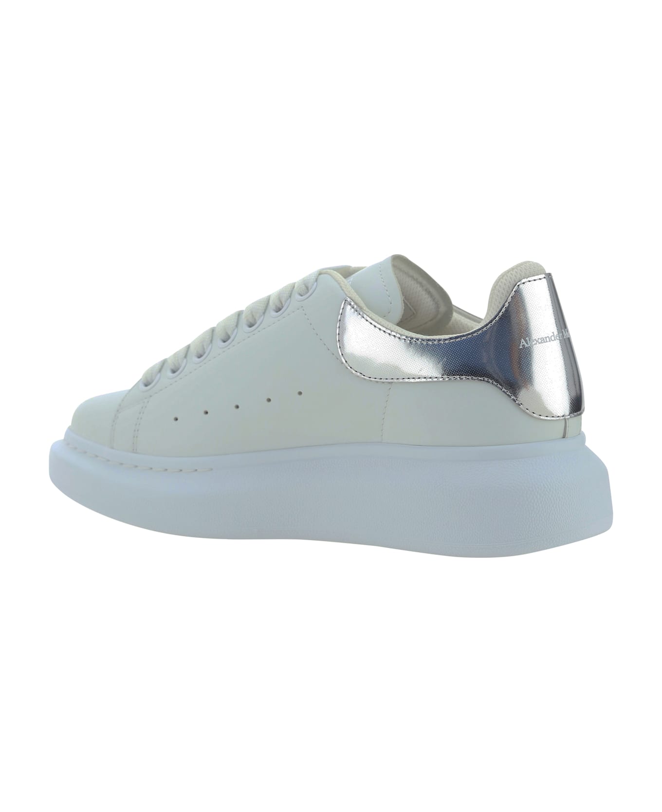 Alexander McQueen Sneakers - White/silver