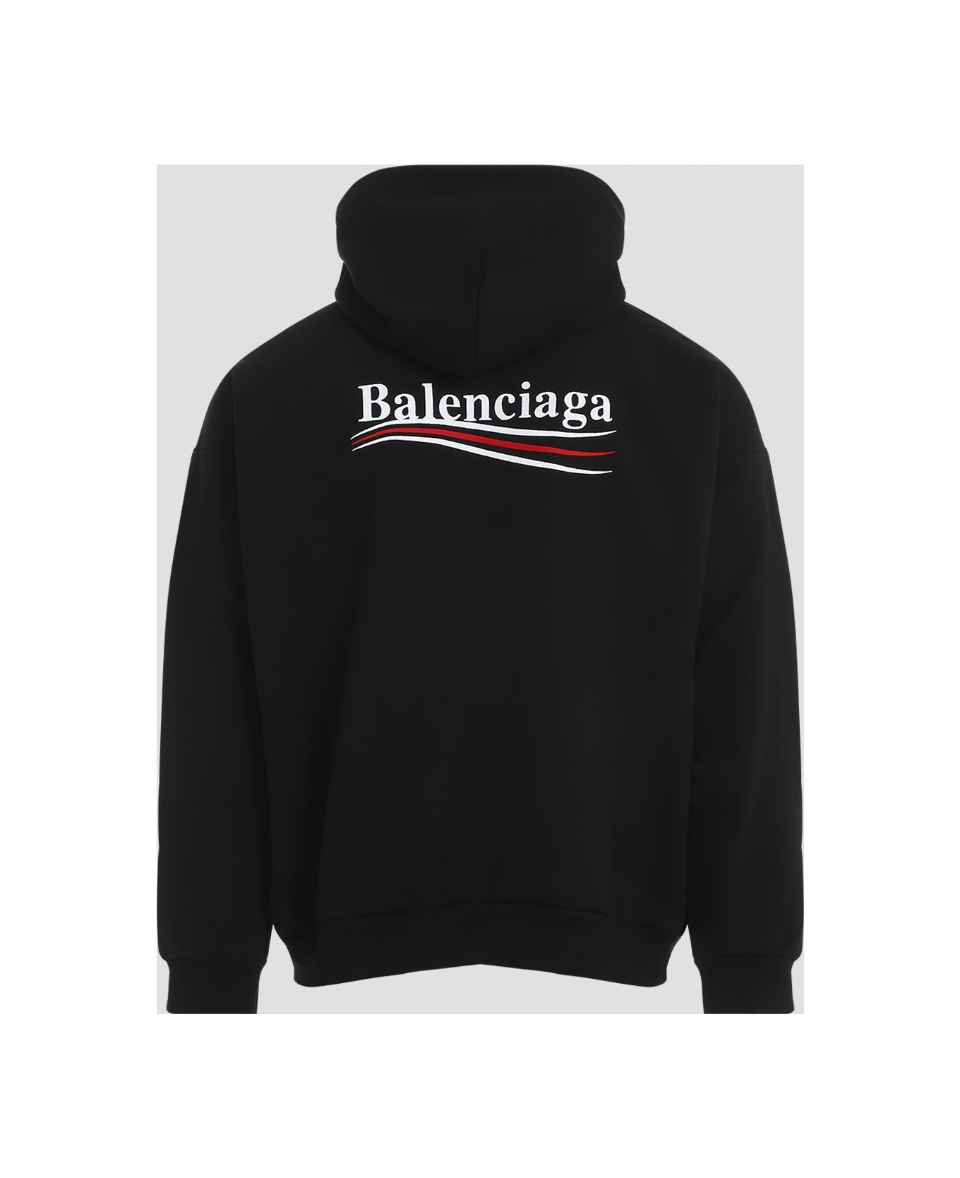 Balenciaga Cotton Sweatshirt With Logo - BLACKWHITE