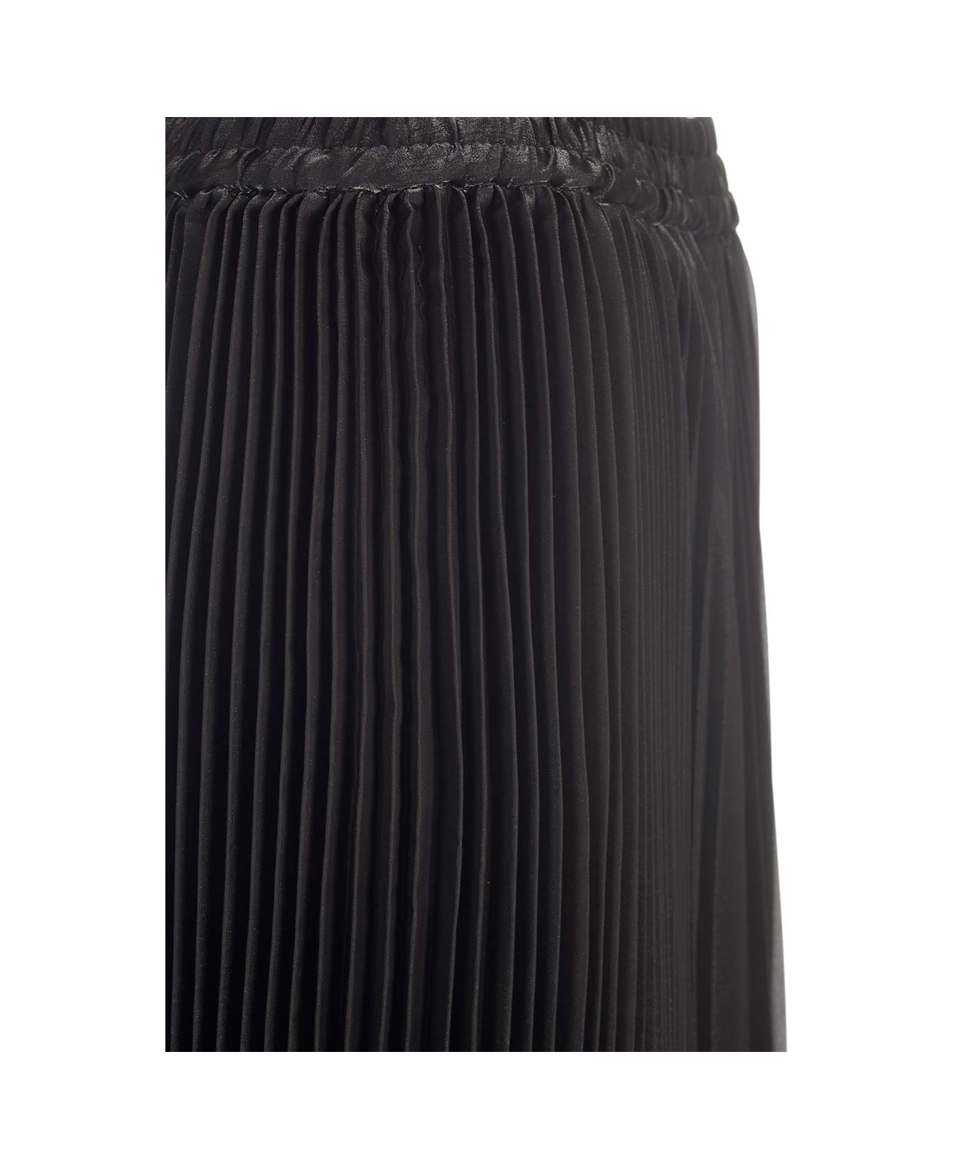 Parosh Organza Midi Skirt - Black