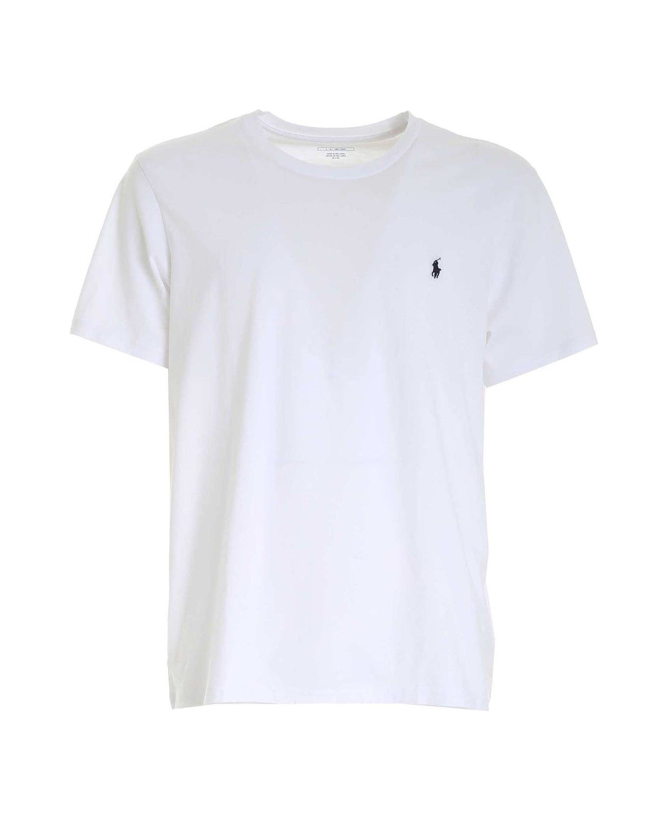 Polo Ralph Lauren Logo Embroidered Crewneck T-shirt シャツ