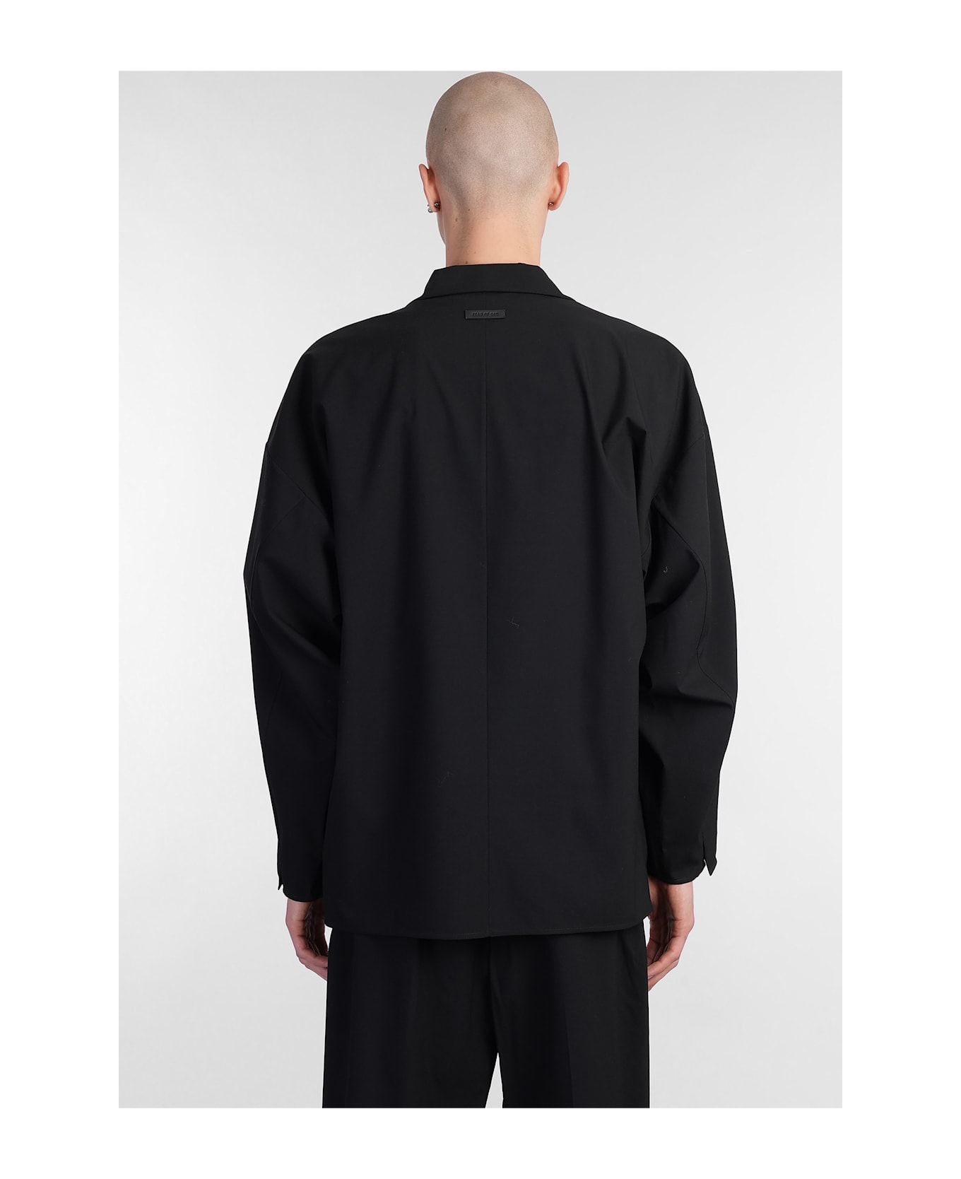 Fear of God California Blazer In Black Cotton - black