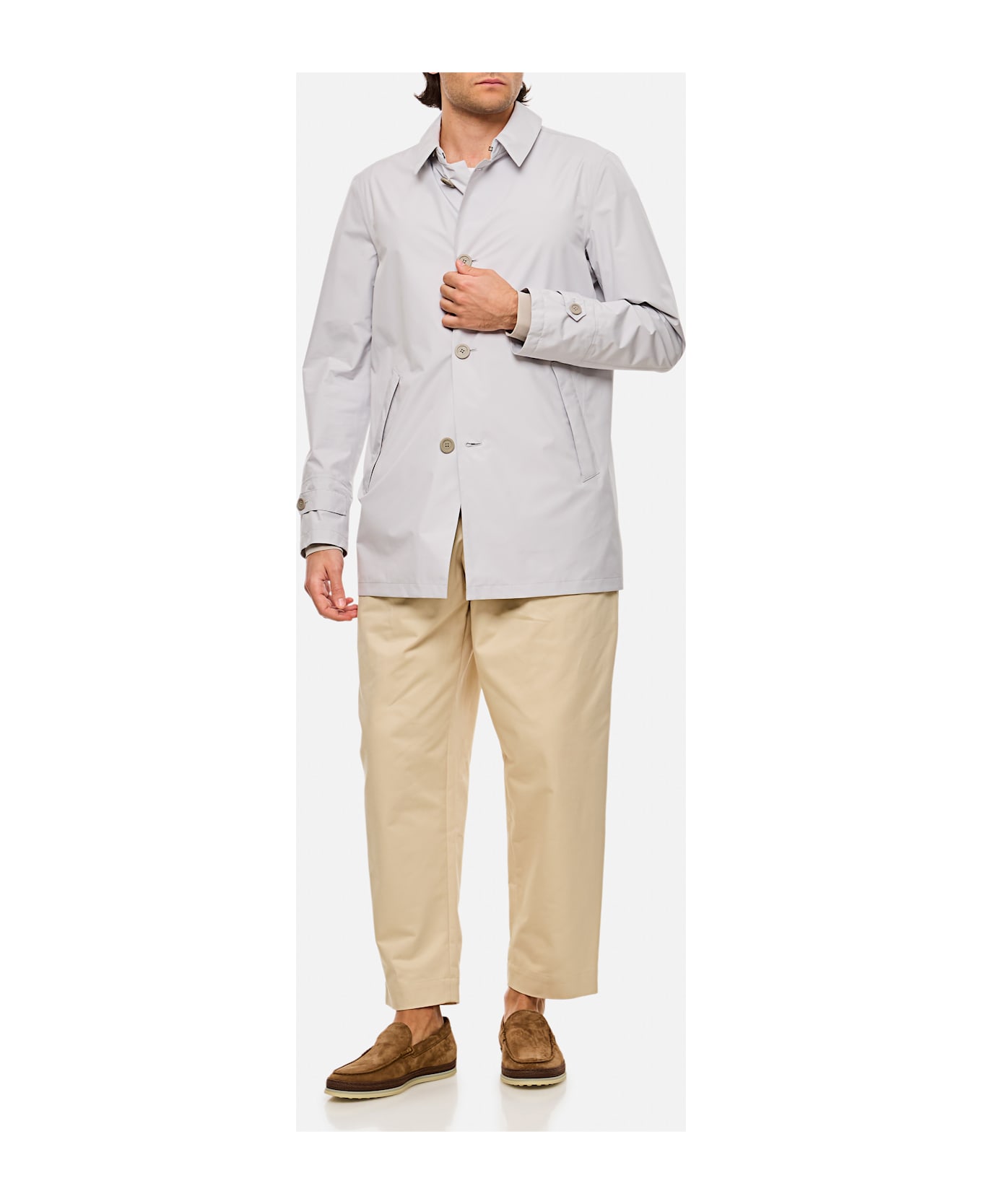Herno Laminar Waterproof Coat - Grey