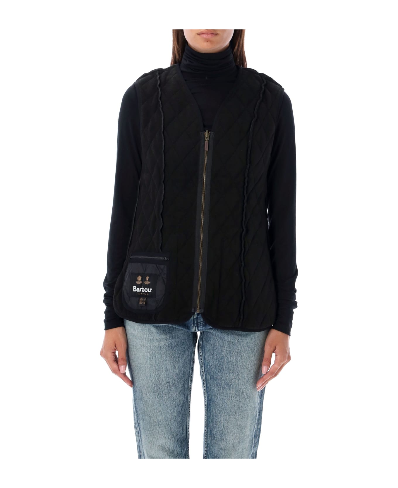 Barbour Fleece Betty Liner - BLACK