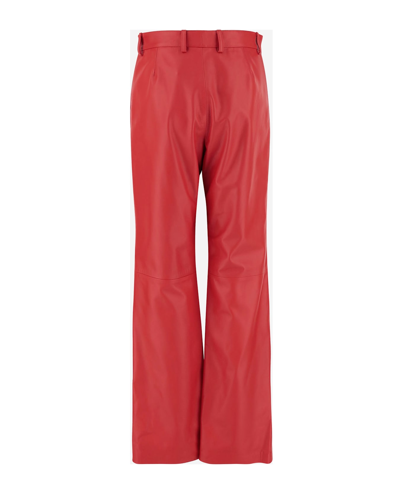 Armarium Tito Leather Pants - Red