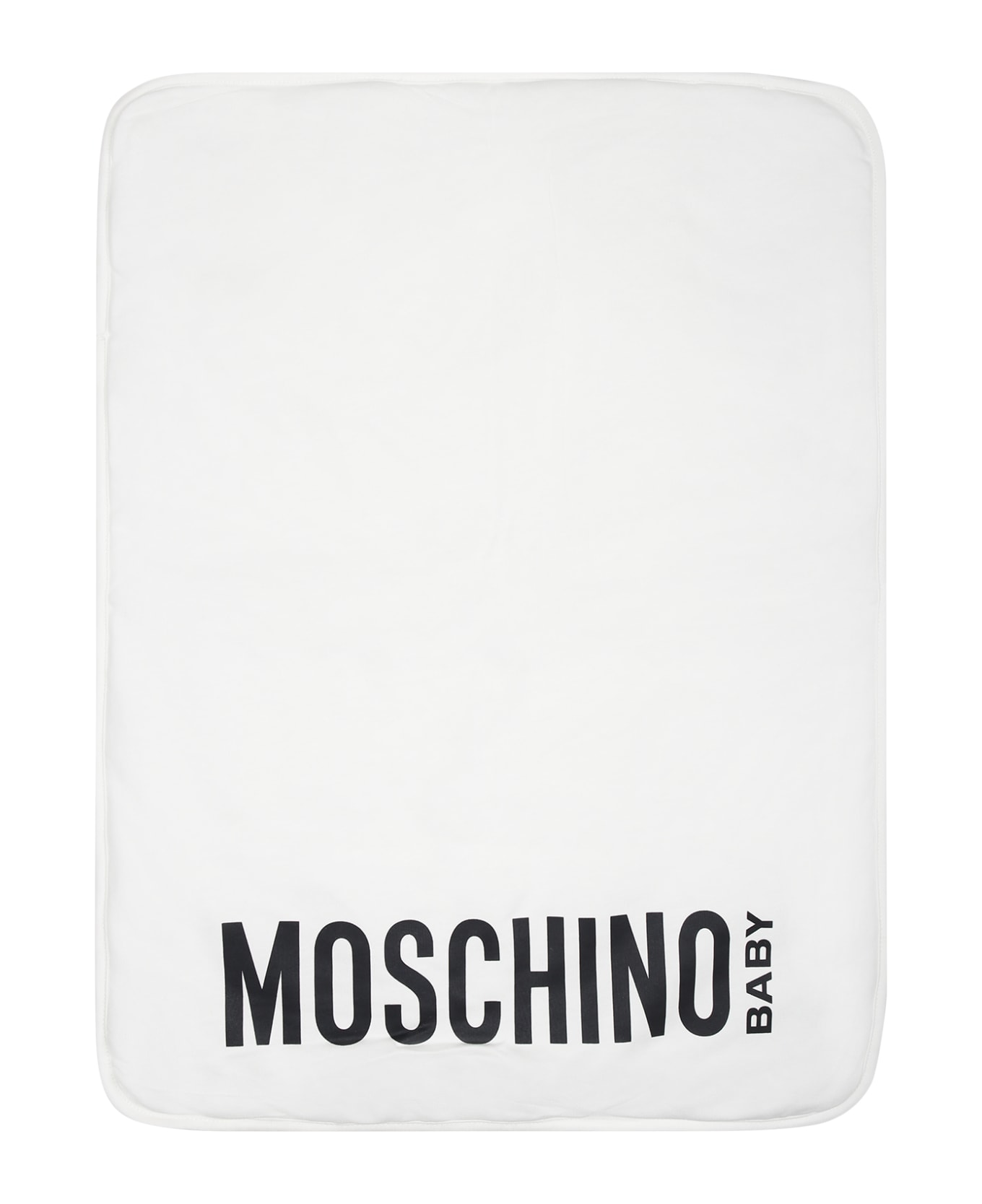 Moschino Ivory Mother Bag For Babies With Teddy Bear And Logo - WHITE アクセサリー＆ギフト