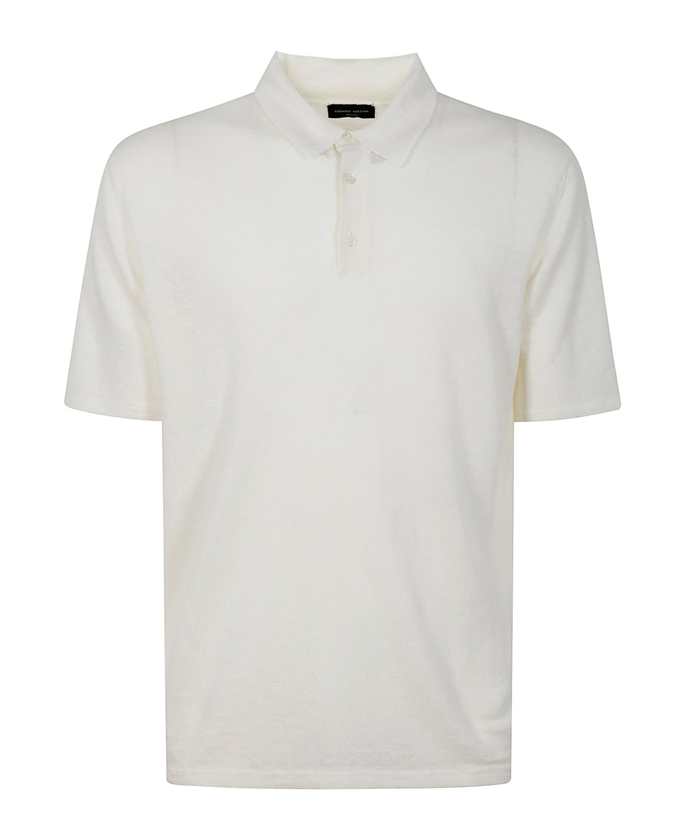 Roberto Collina Polo Ss - White