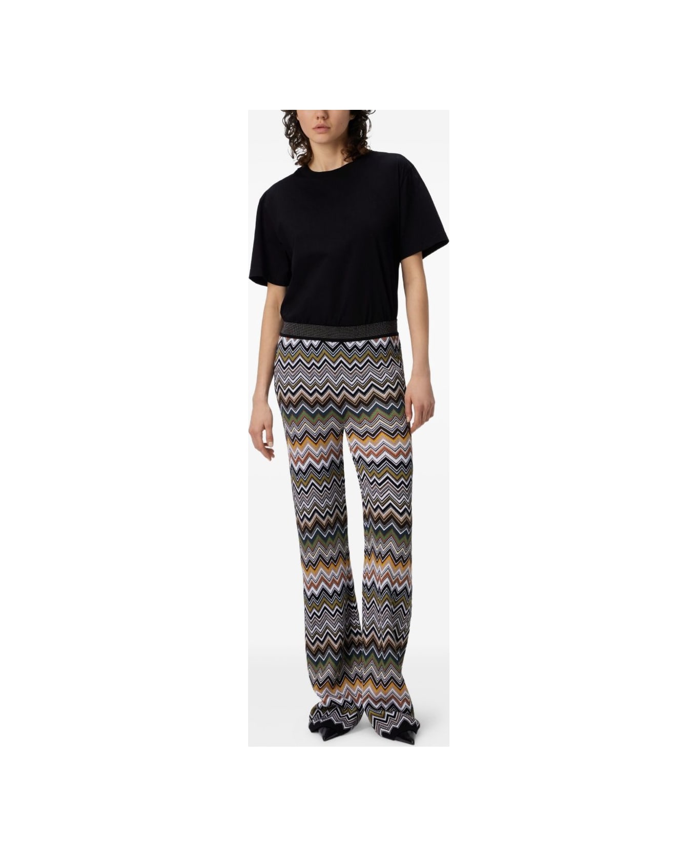 Missoni Wool Blend Trousers - Brown