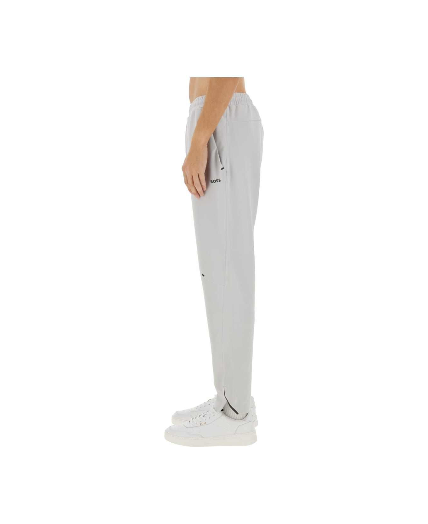 Hugo Boss Pants In Technical Fabric - GREY