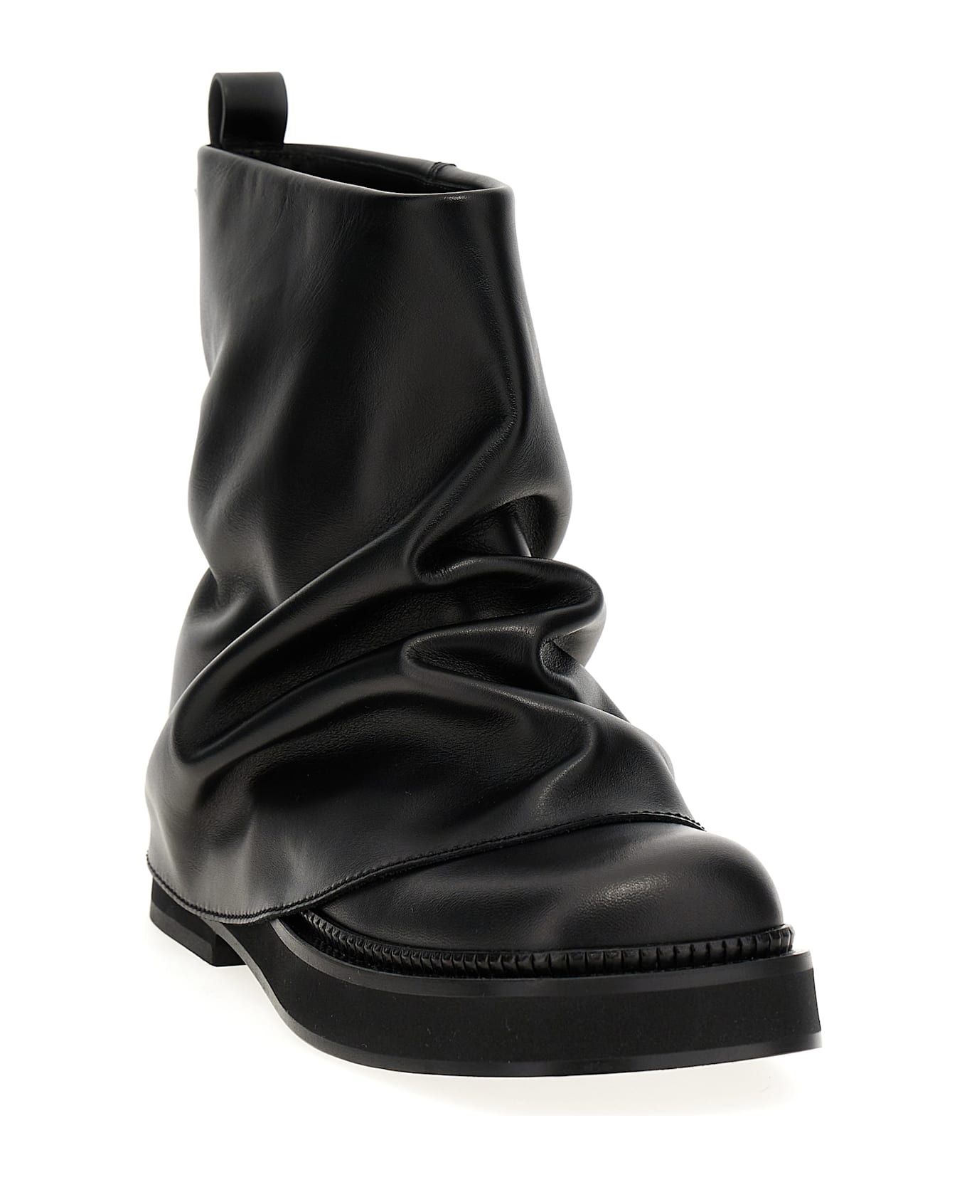 The Attico 'mini Robin Combat' Ankle Boots - Black  