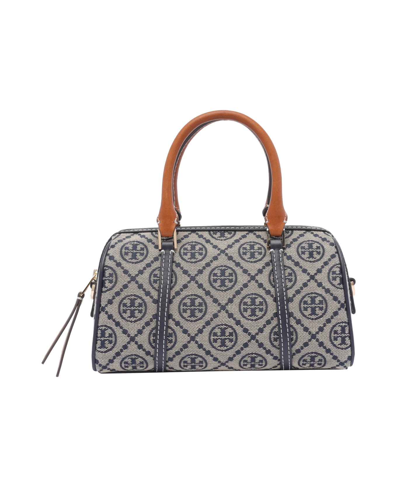 Tory Burch Mini T Monogram Barrel Bag - Blue