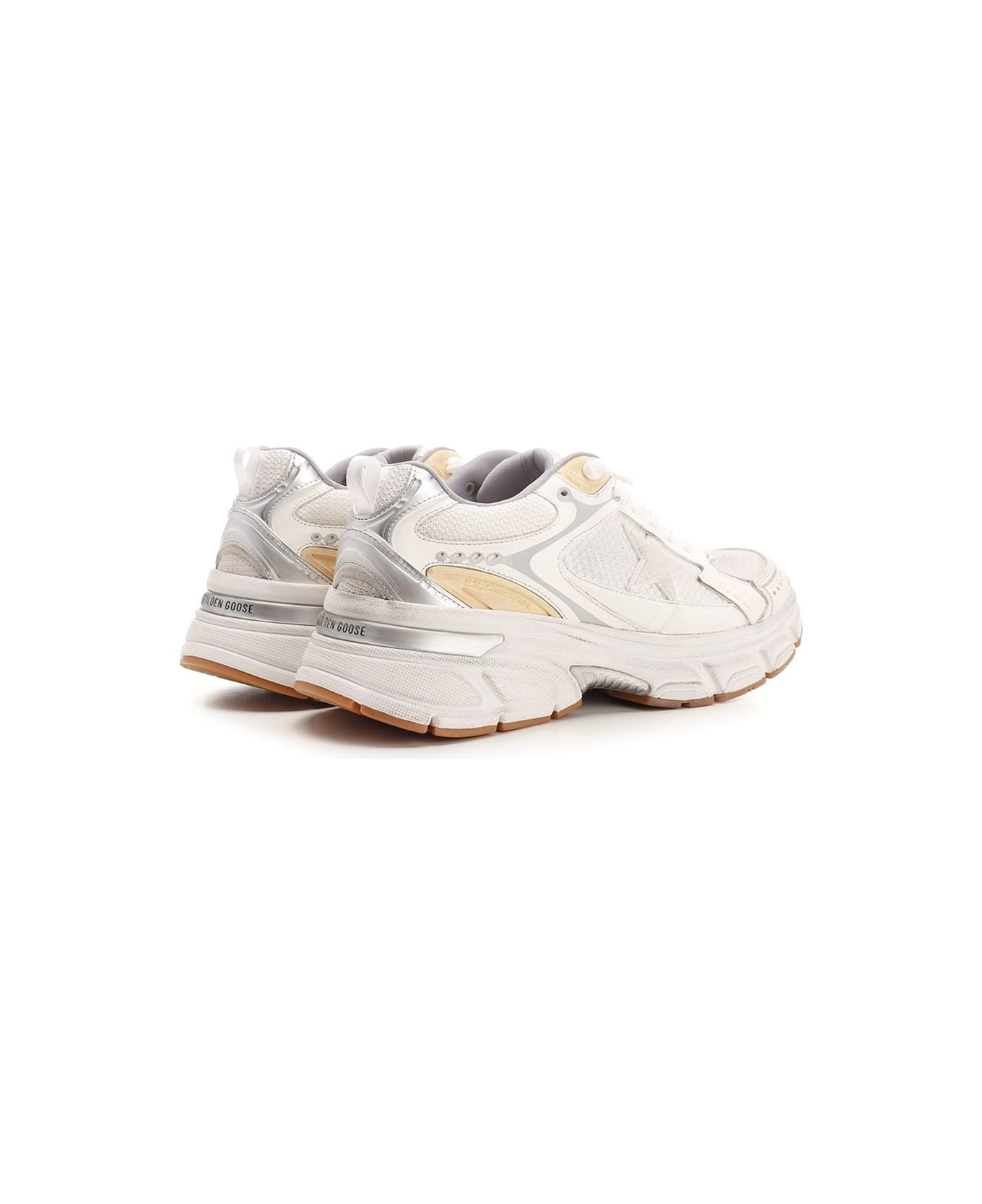 Golden Goose 'lightstar' Sneaker - White/gold