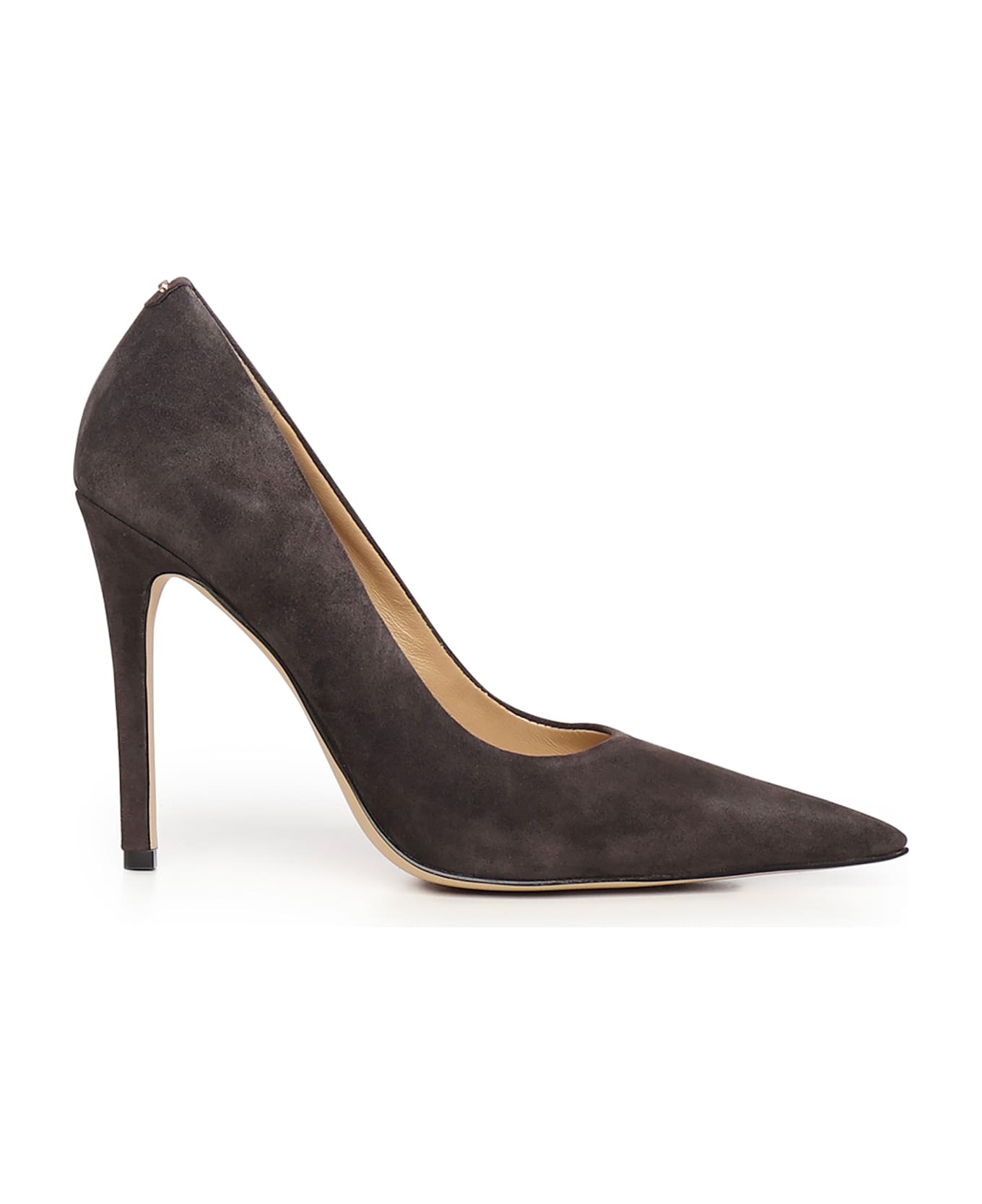 Michael Kors Collection Elyse Suede Pump - Chocolate