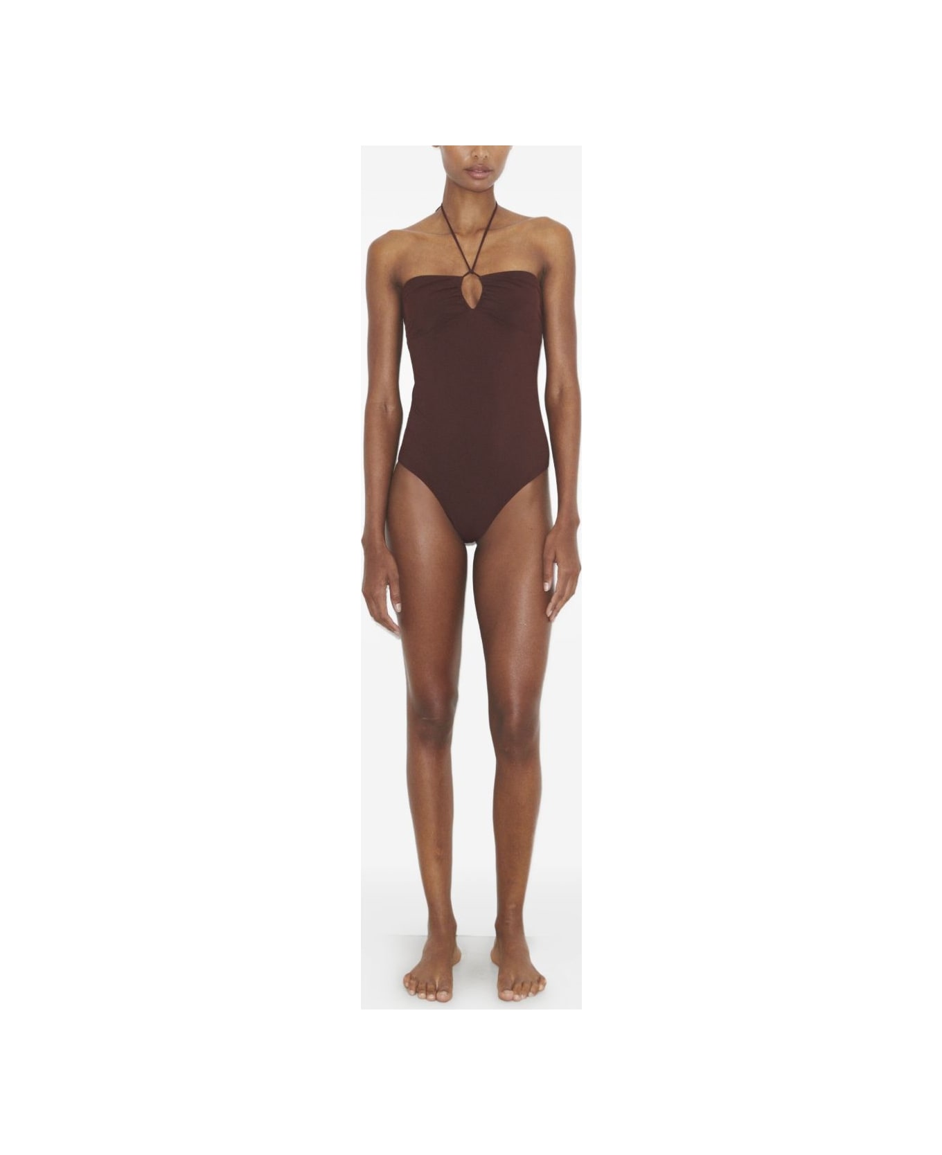 Tory Burch One Piece Swimsuit - Bordeaux