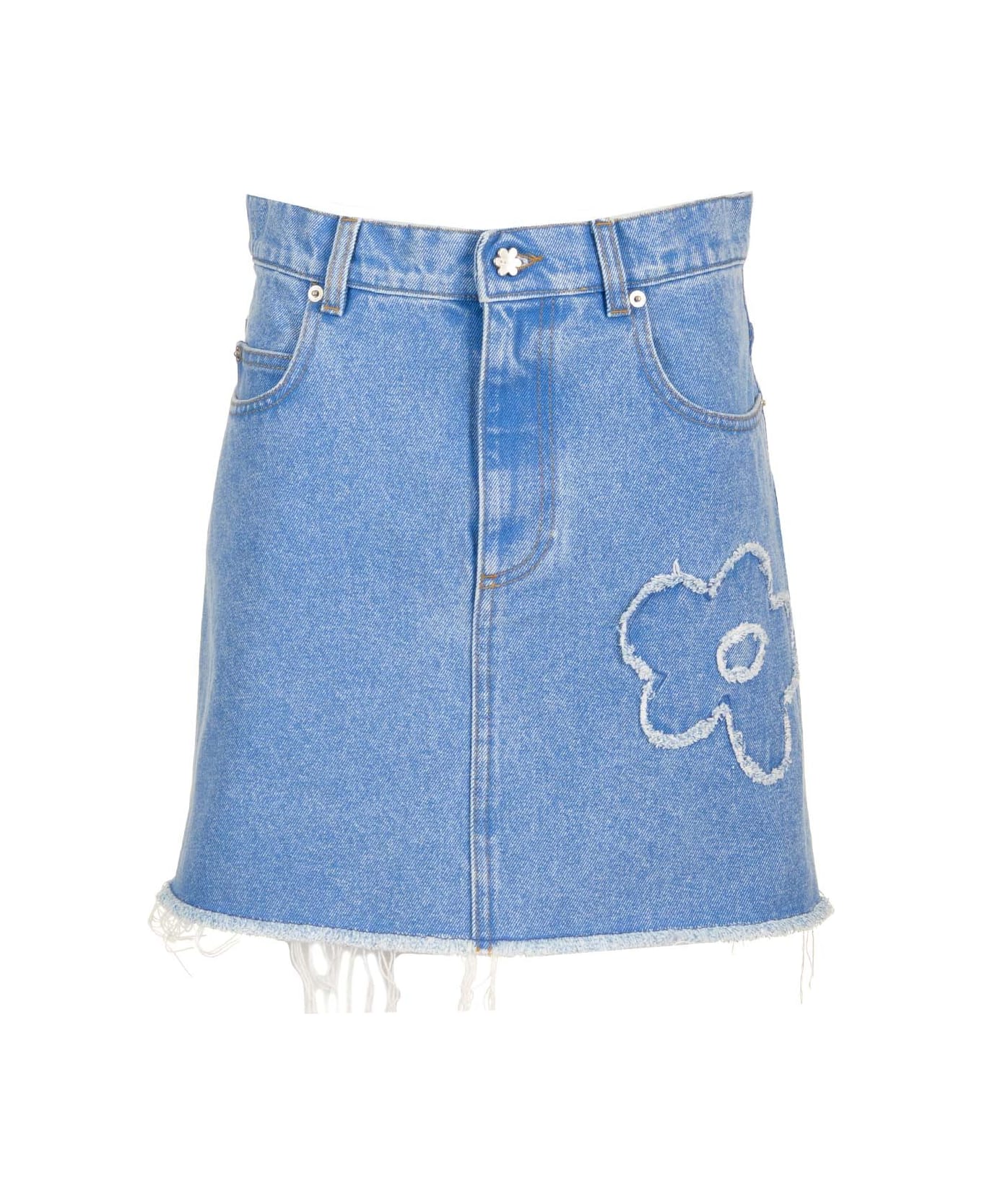 Marni Denim Mini Skirt - Light blue