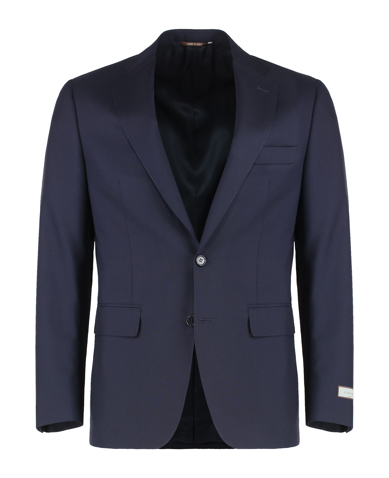 Canali Two-piece Wool Suit - blue