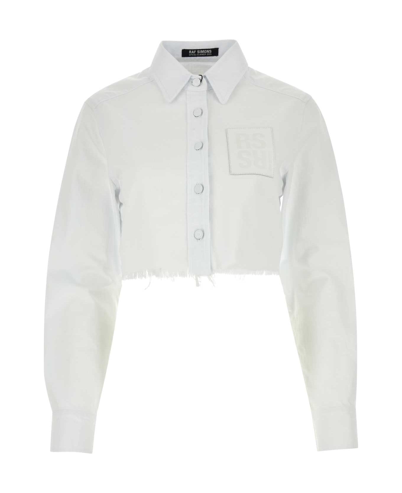 Raf Simons White Denim Shirt - 0010 シャツ