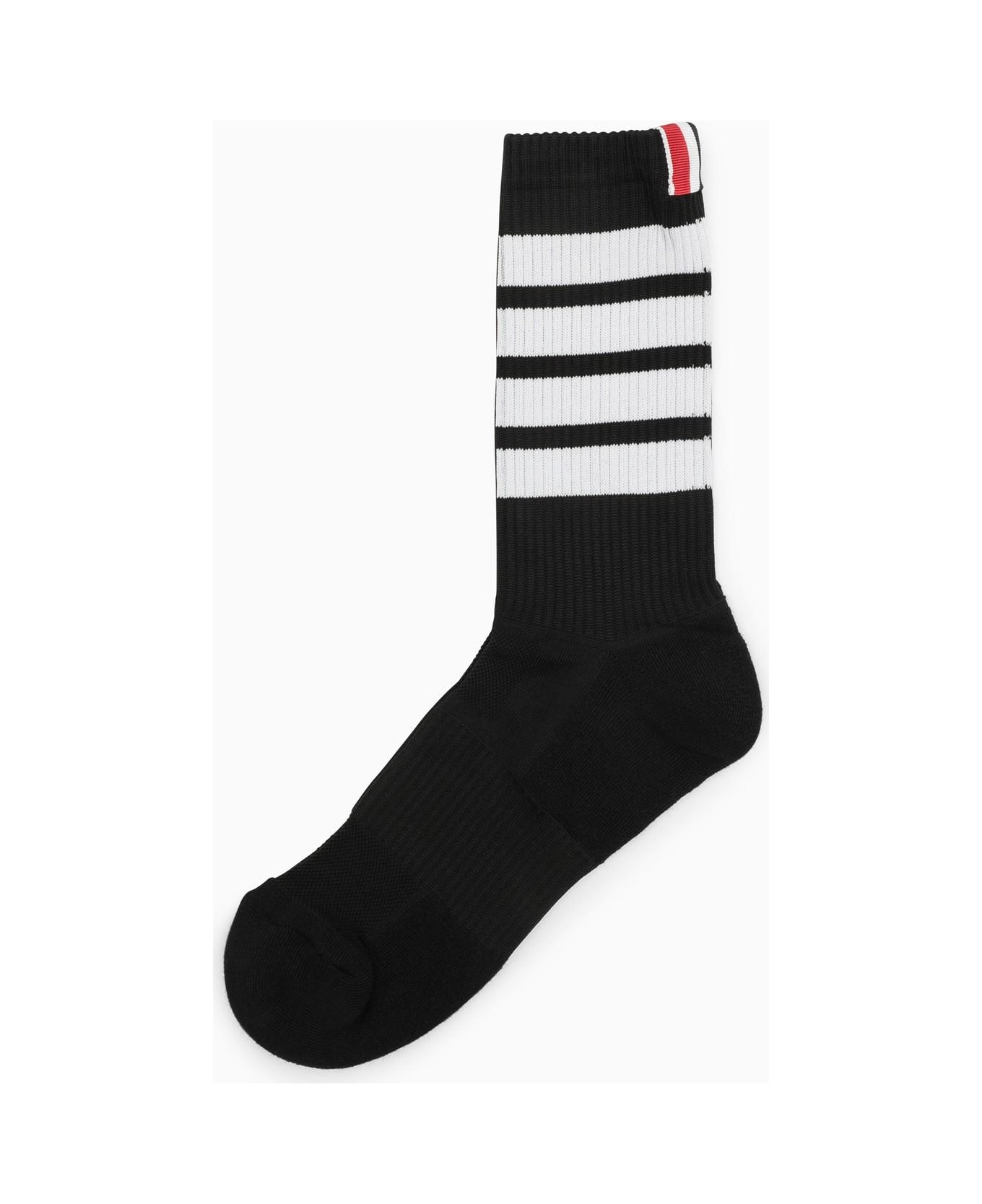 Thom Browne Black Sports Socks - 001