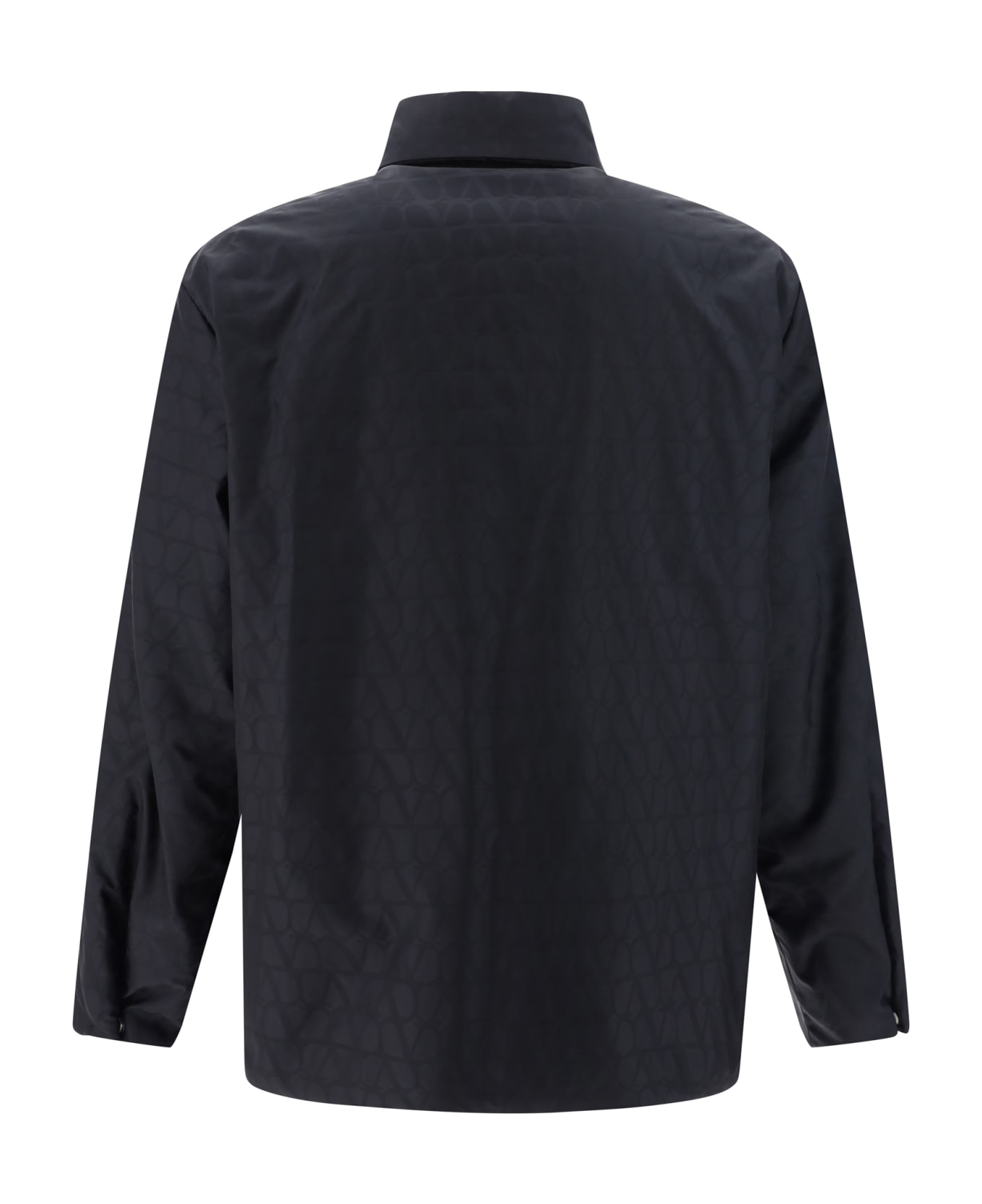 Valentino Padded Shirt-style Jacket - Black