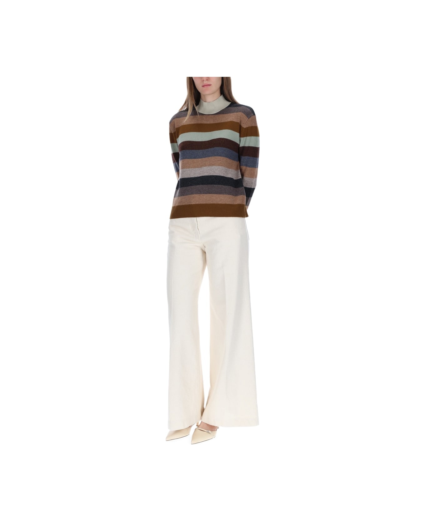 Tory Burch Striped Shirt - MultiColour