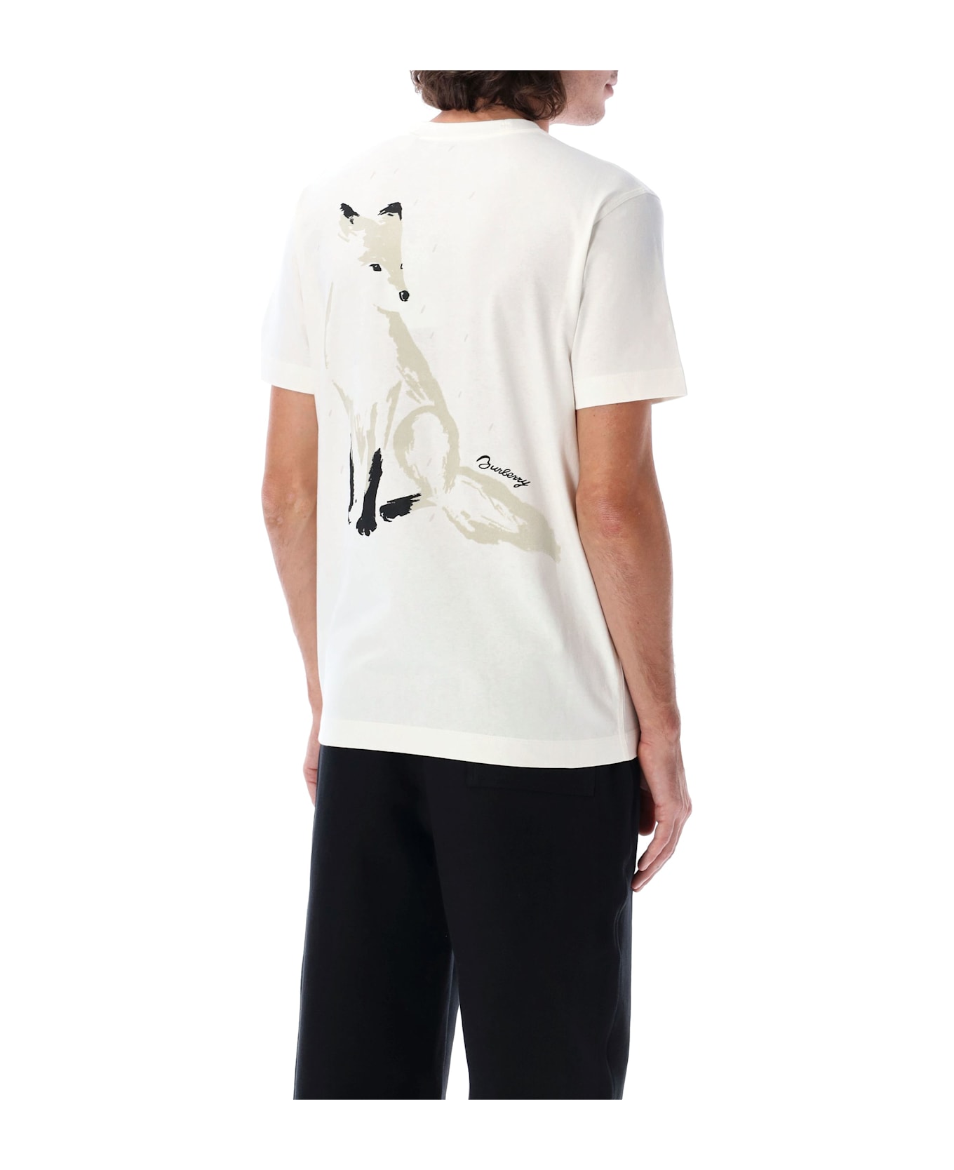 Burberry Fox T-shirt - Chalk