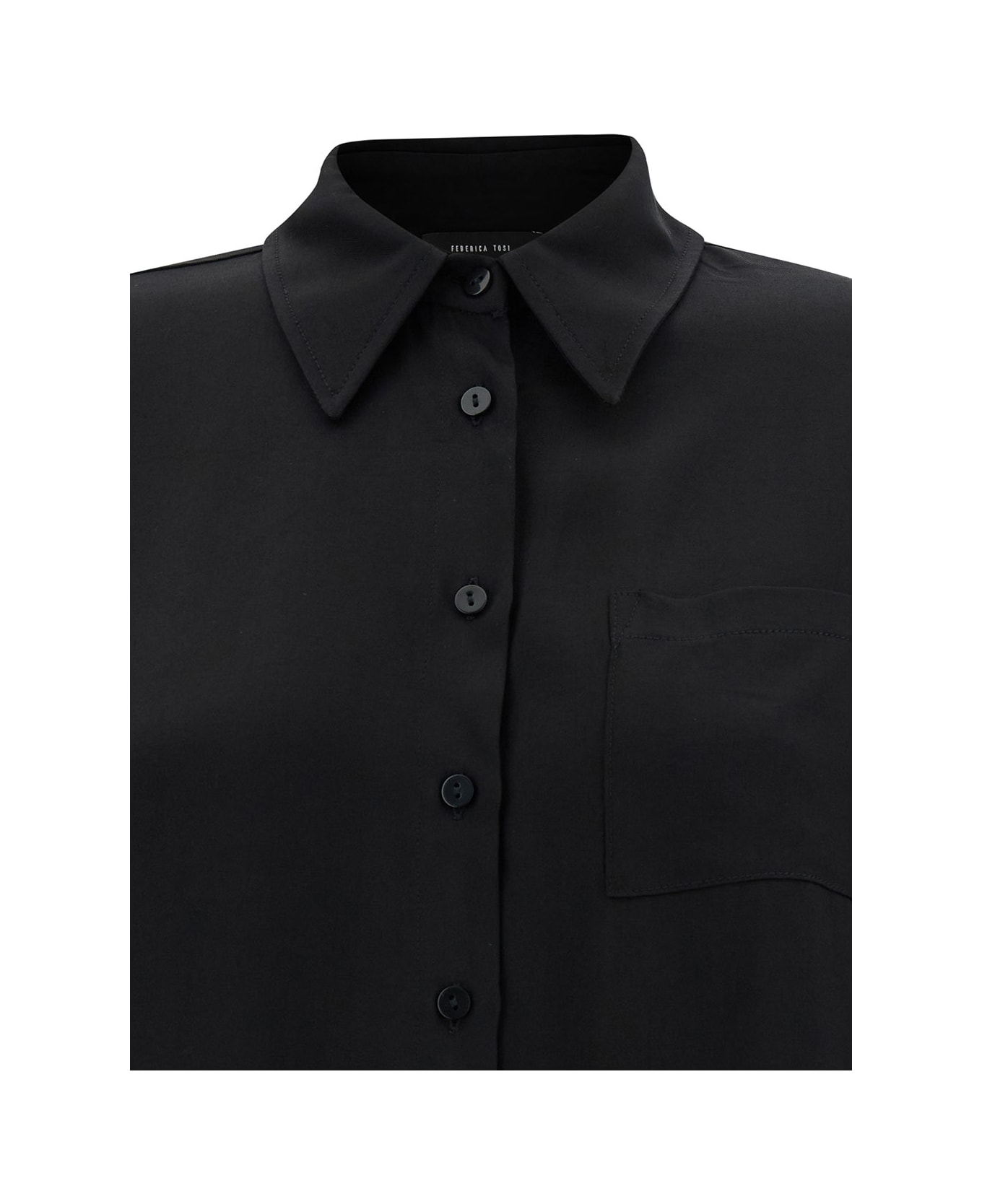 Federica Tosi Oversize Shirt - BLACK