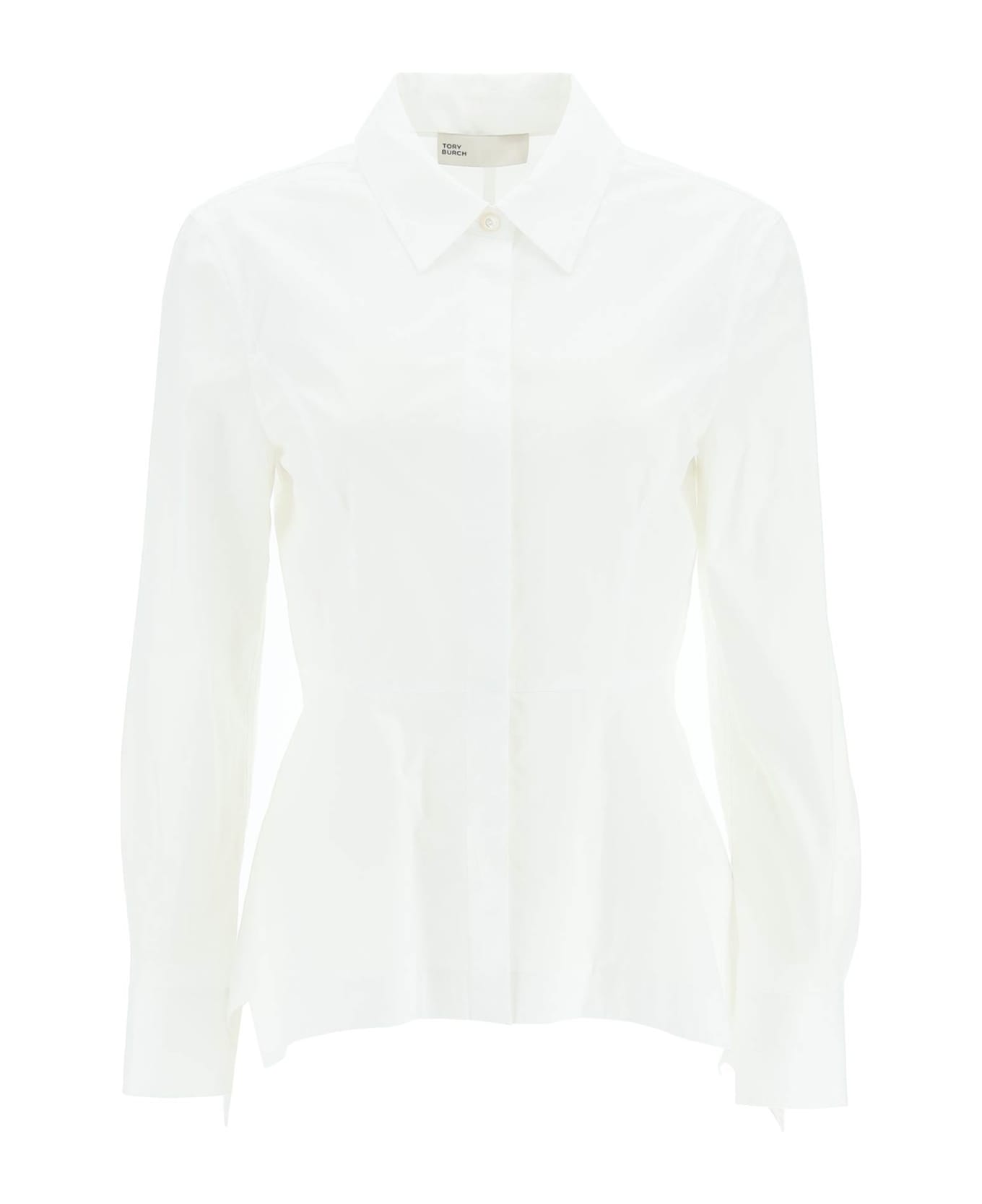 Tory Burch Shirt With Pleats - WHITE (White)
