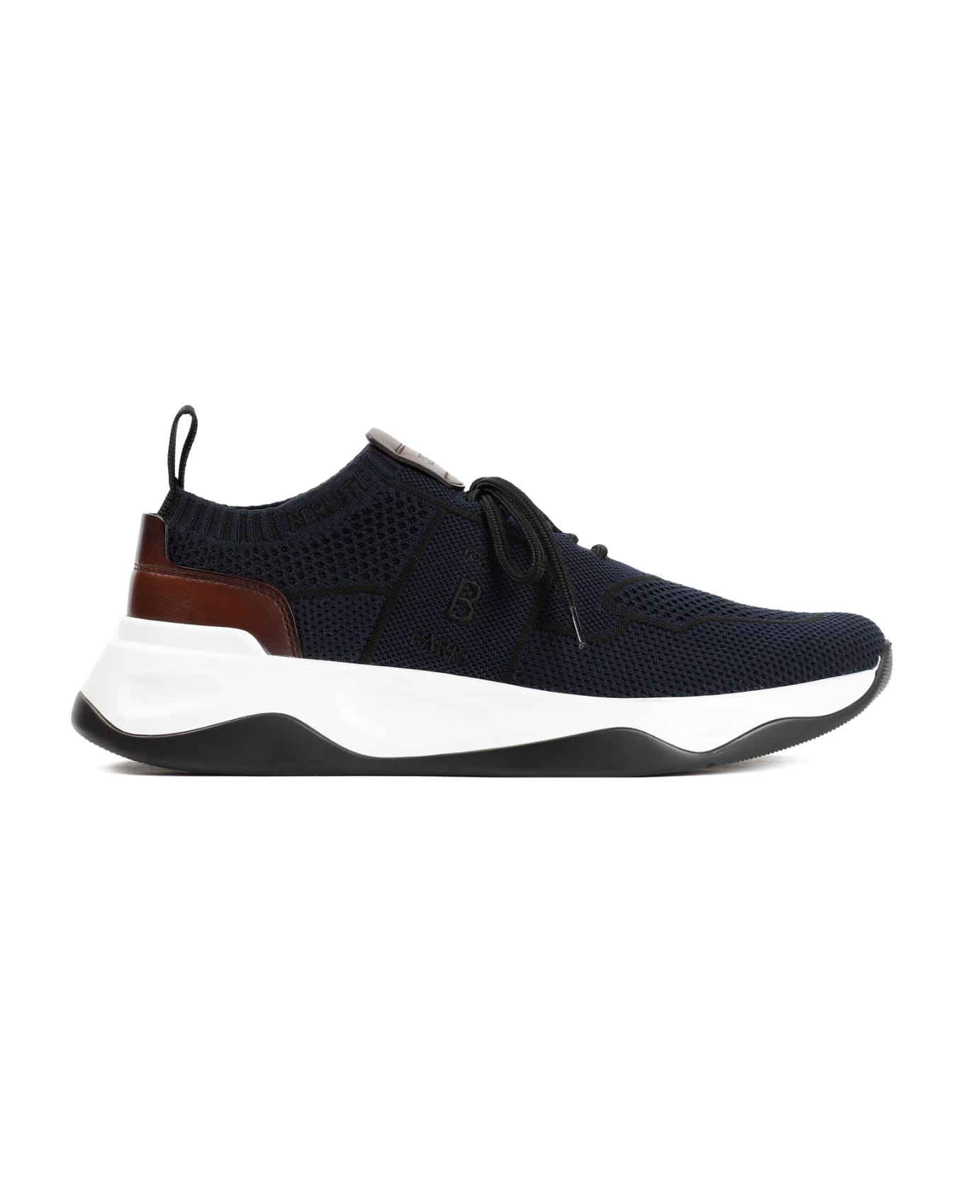Berluti Knit Sneakers - Navy