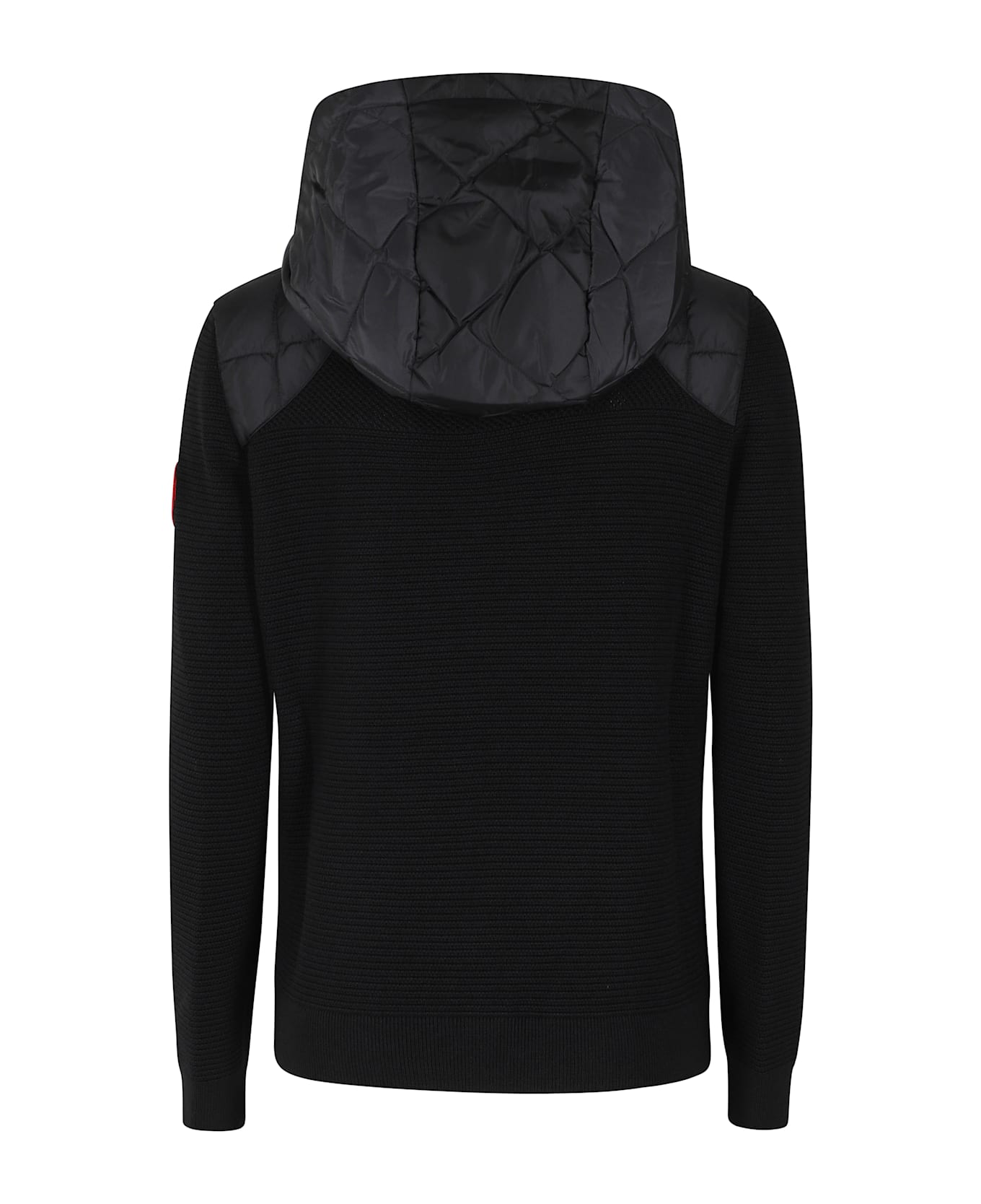 Canada Goose Hybridge Quiltyed Knit Hoody - Black